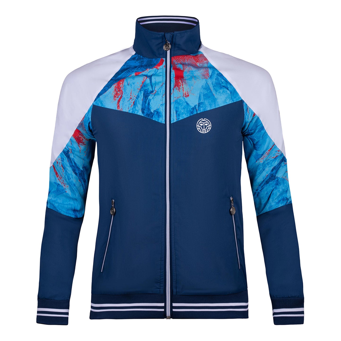 BIDI BADU Jabu Tech Trainingsjacke Herren - dunkelblau, hellblau