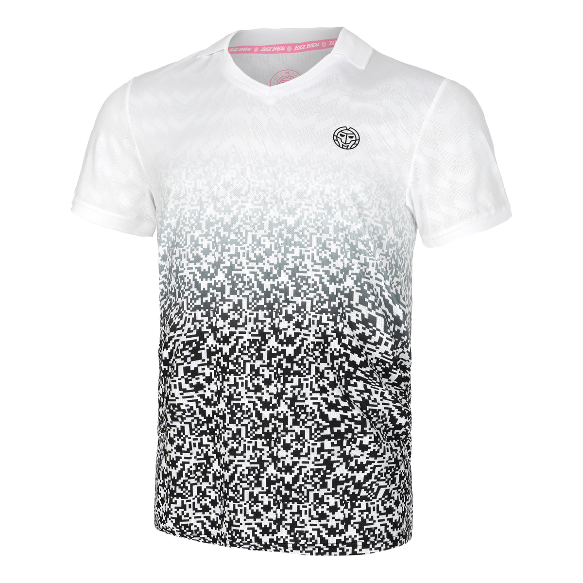 BIDI BADU Tano Tech Polo Herren - weiß, schwarz