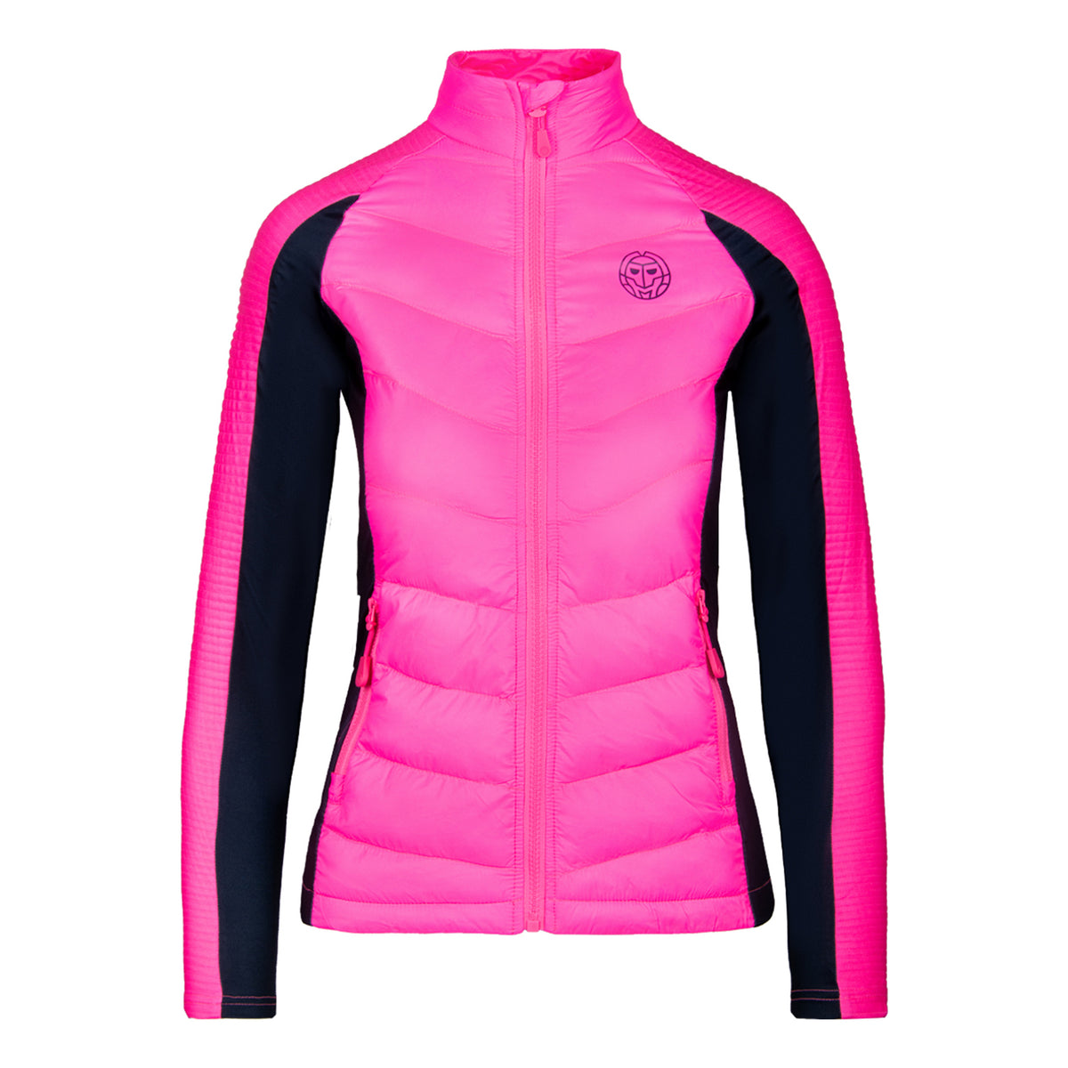 BIDI BADU Dania Tech Down Jacket Trainingsjacke Damen - pink, dunkelblau