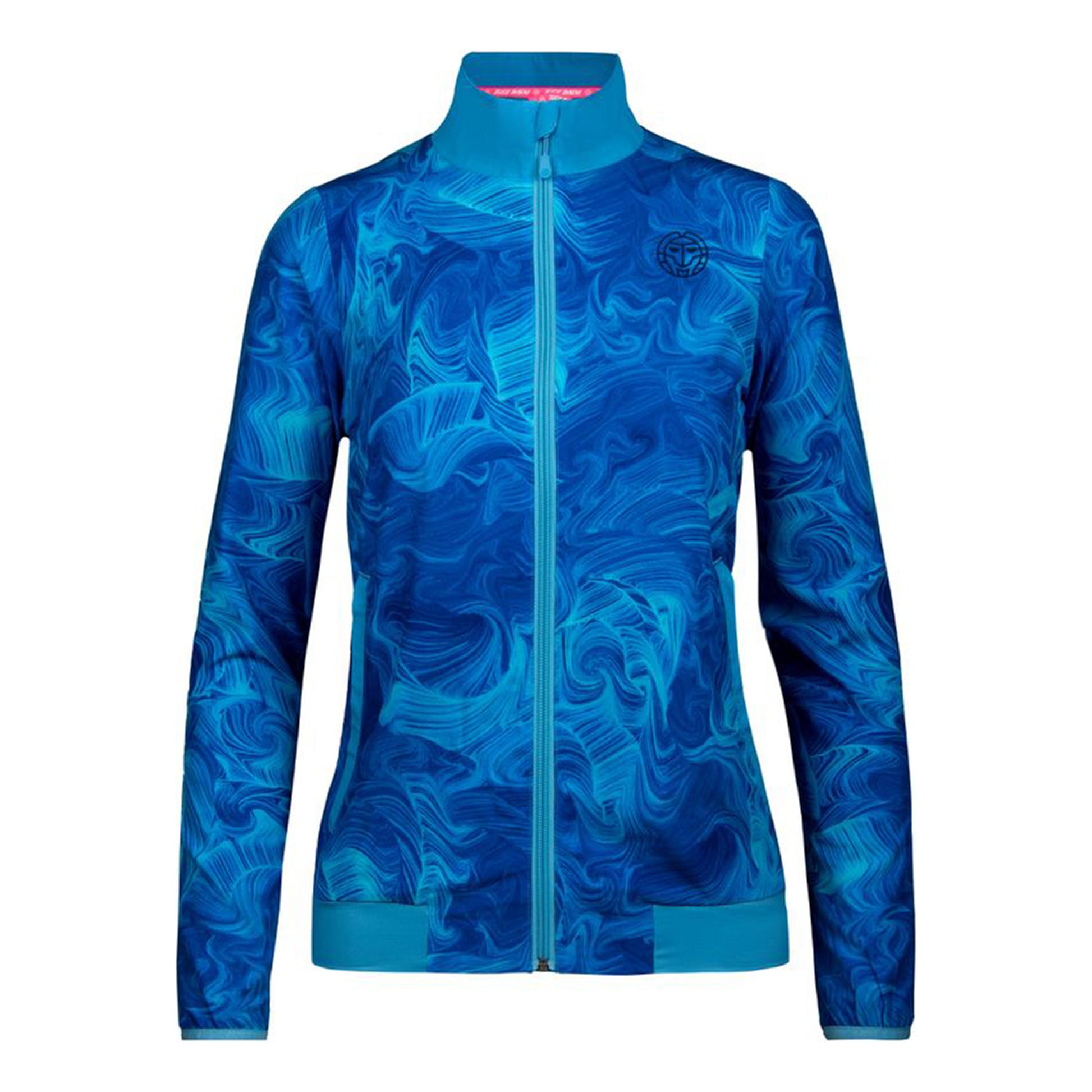BIDI BADU Gene Tech Trainingsjacke Damen-Hellblau,Mehrfarbig