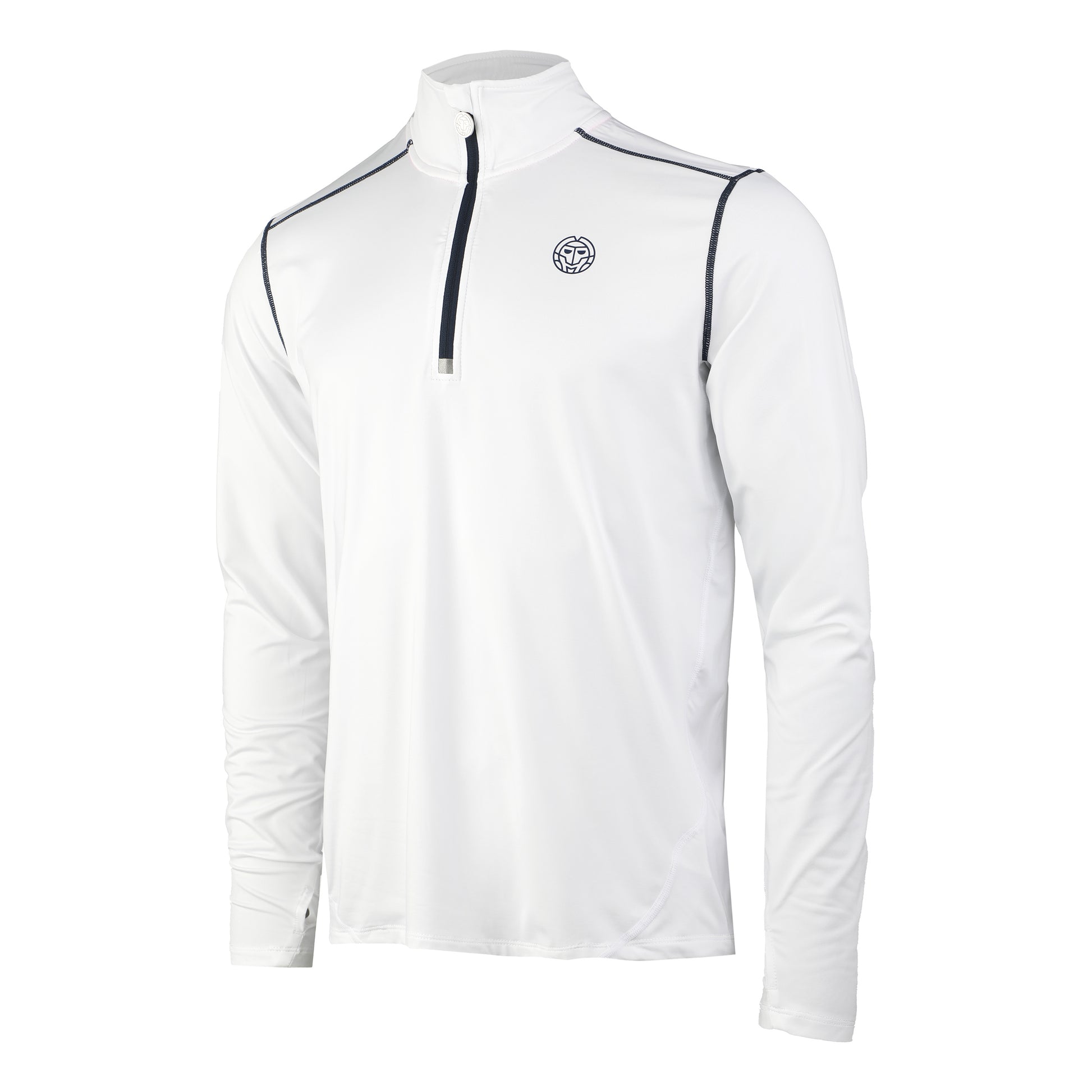 BIDI BADU Zac Tech Longsleeve Herren - weiß,