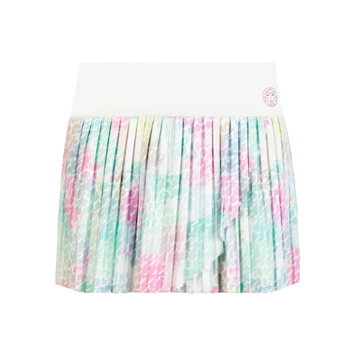 BIDI BADU Lowey Tech Plissee Rock Damen - weiß, rosa