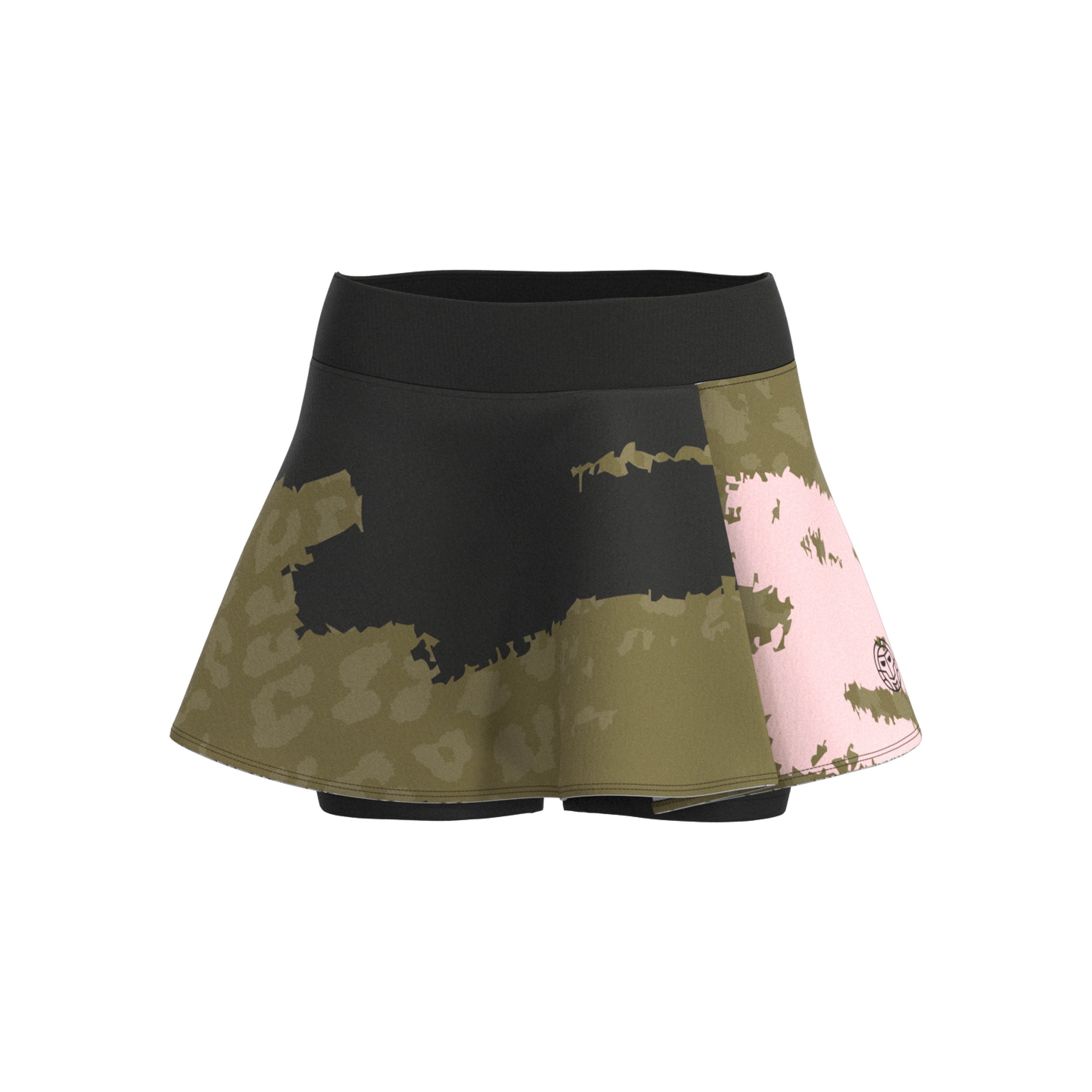 BIDI BADU Crew Wavy Rock Damen - oliv, mehrfarbig