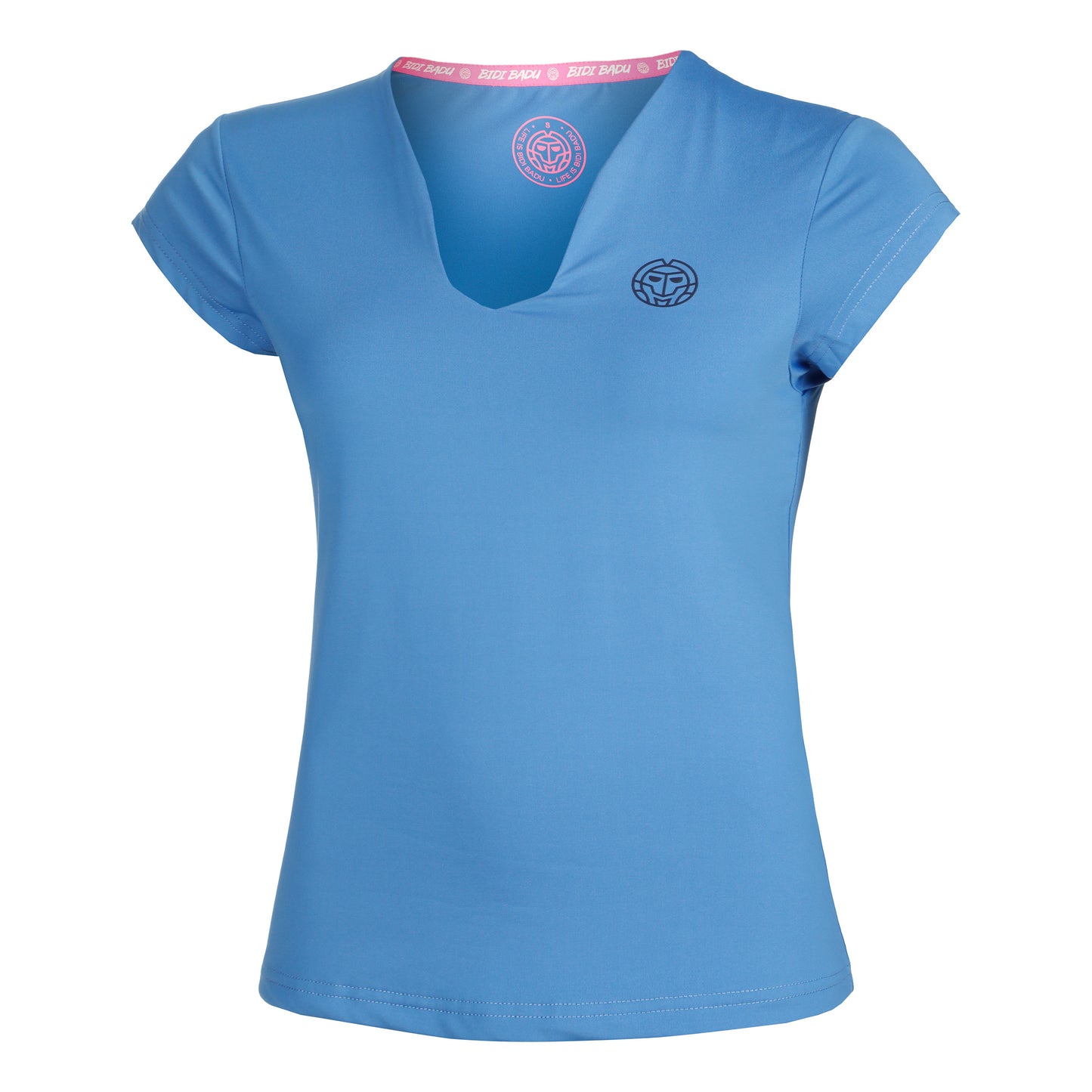 BIDI BADU Colortwist V-Neck T-Shirt Damen-Blau