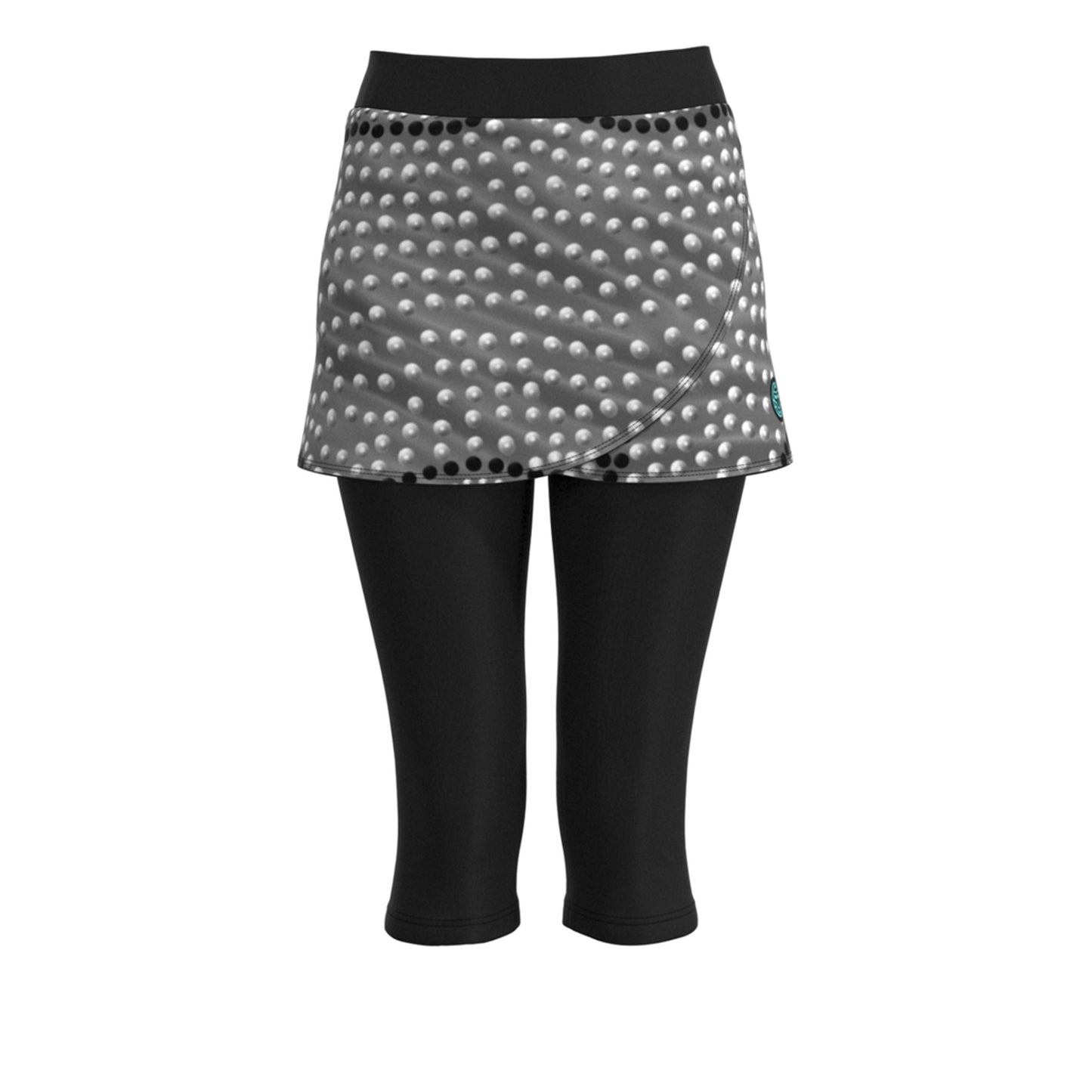 BIDI BADU Protected Leafs Scapri Damen - schwarz, weiß