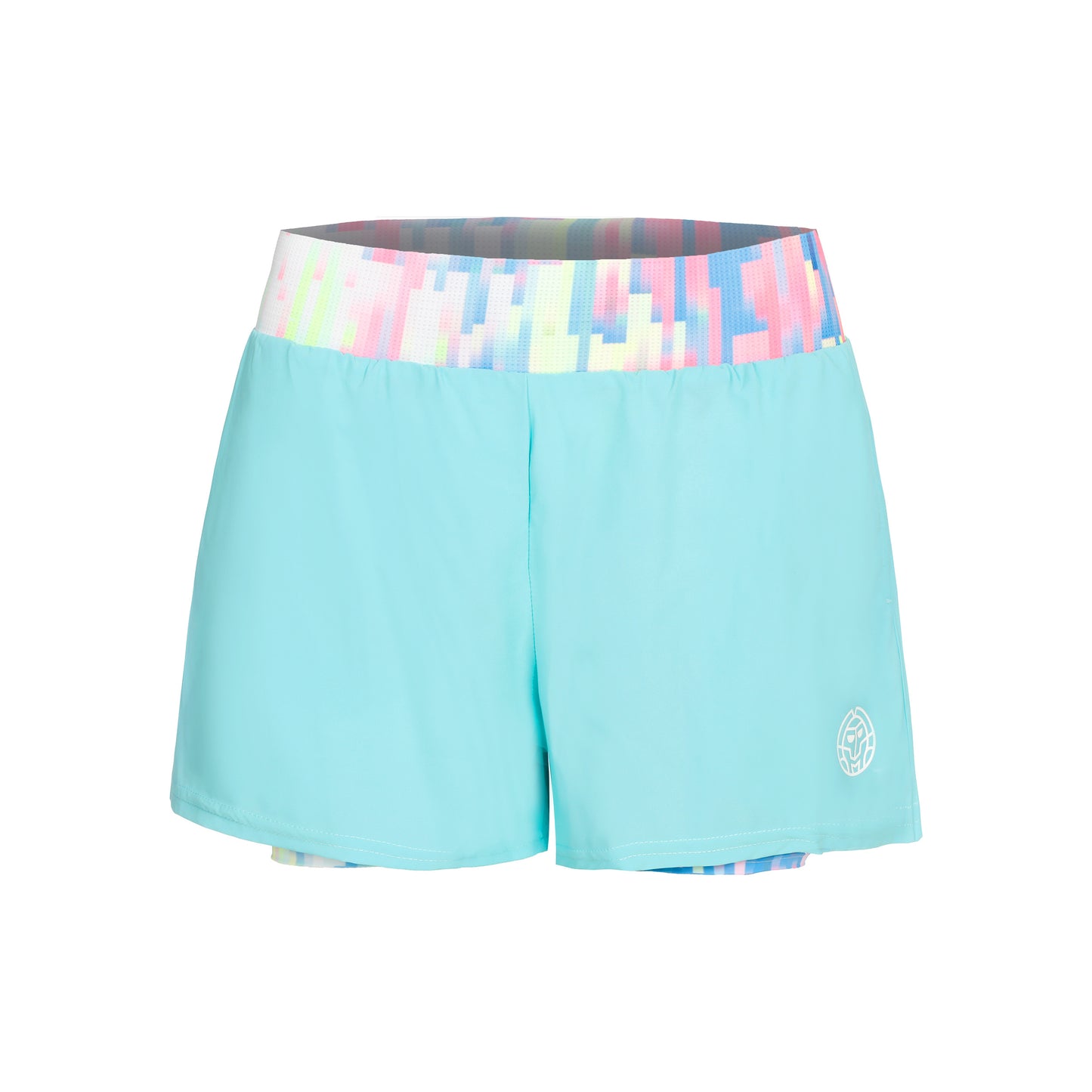 BIDI BADU Spectrum 2In1 Printed Shorts Damen - türkis, mehrfarbig