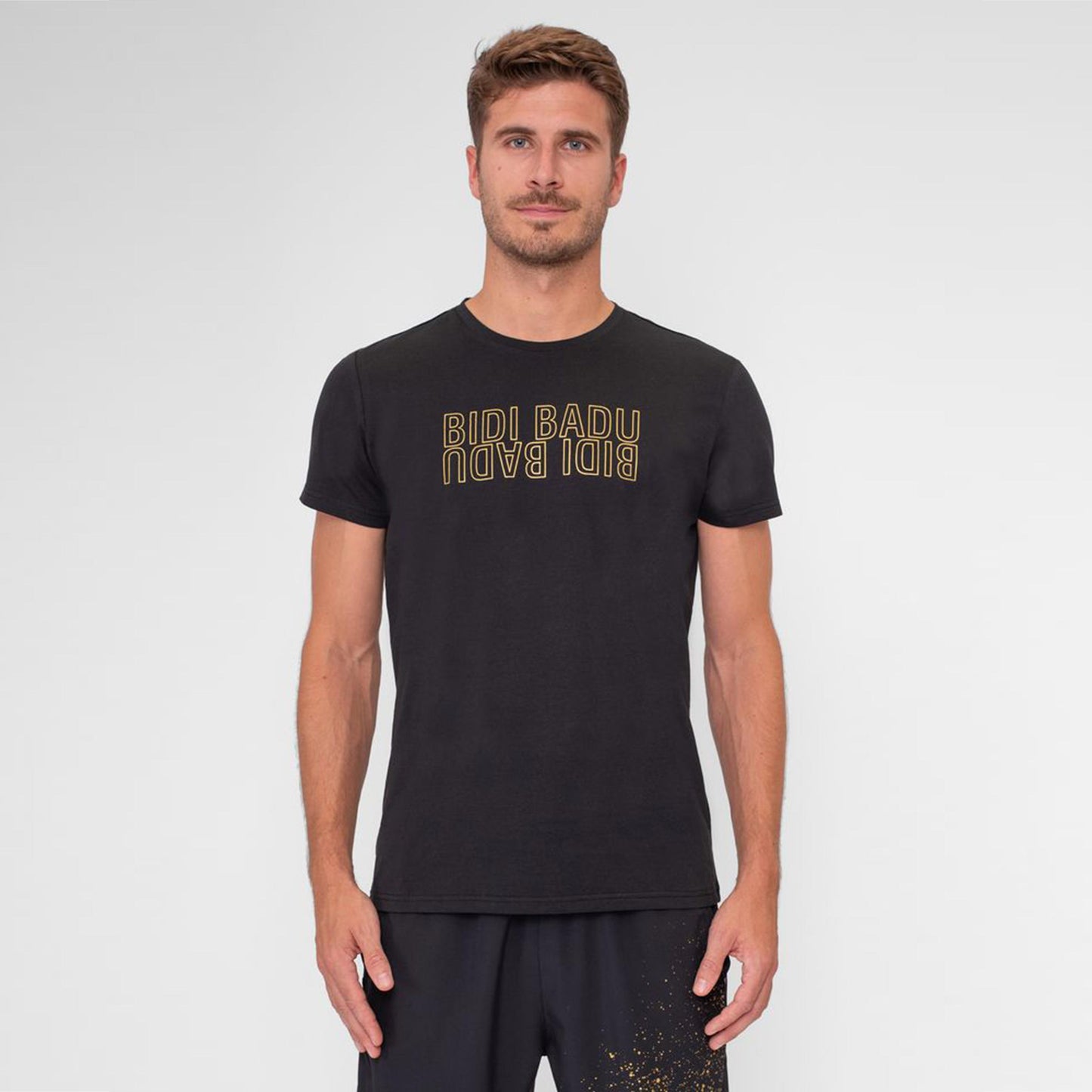BIDI BADU Paris 2024 Chill T-Shirt Herren - schwarz, gold
