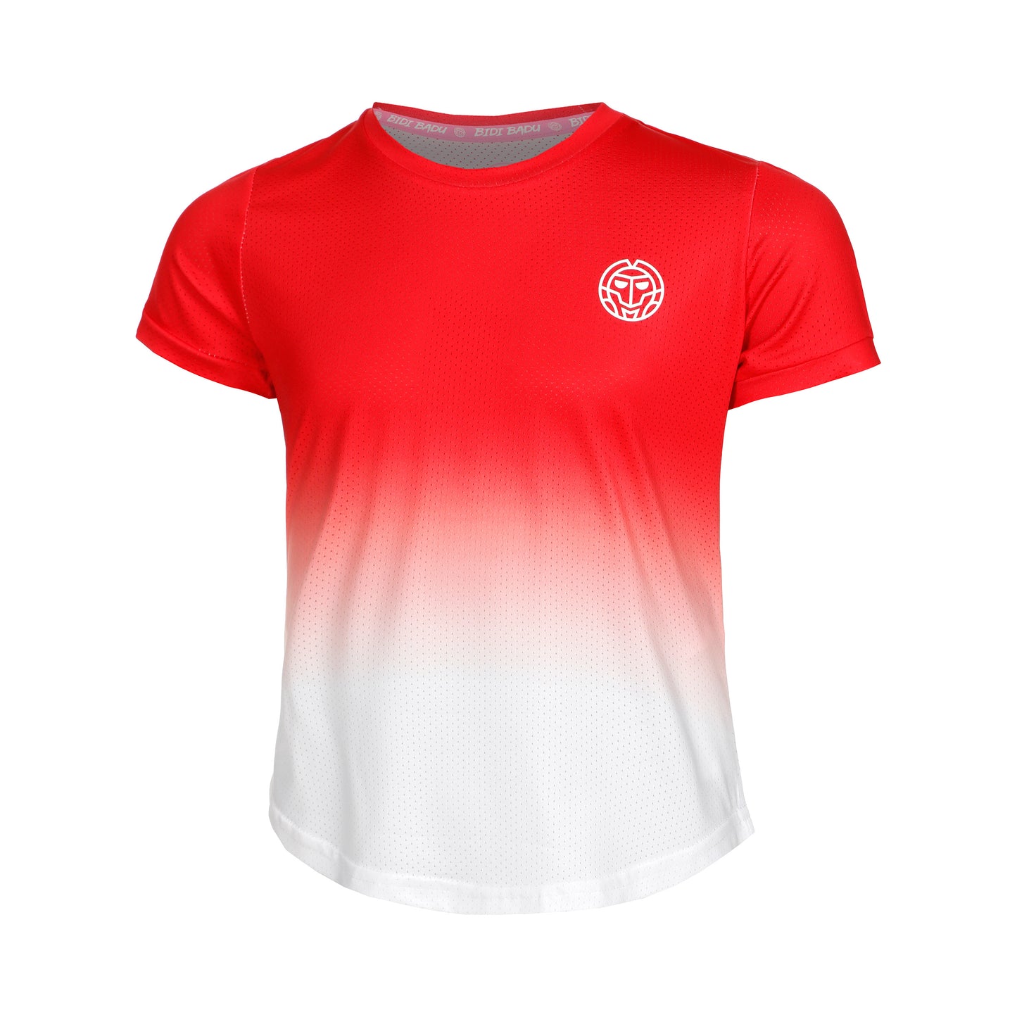 BIDI BADU Crew Gradiant Junior T-Shirt Mädchen-Rot,Weiß