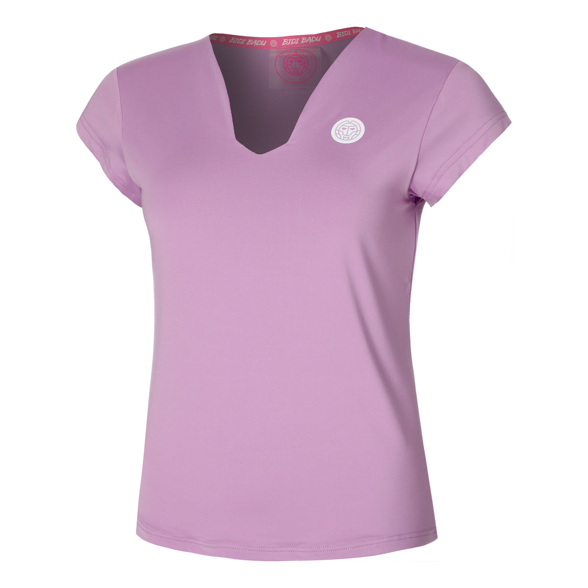 BIDI BADU Spike V-Neck T-Shirt Damen-Lila
