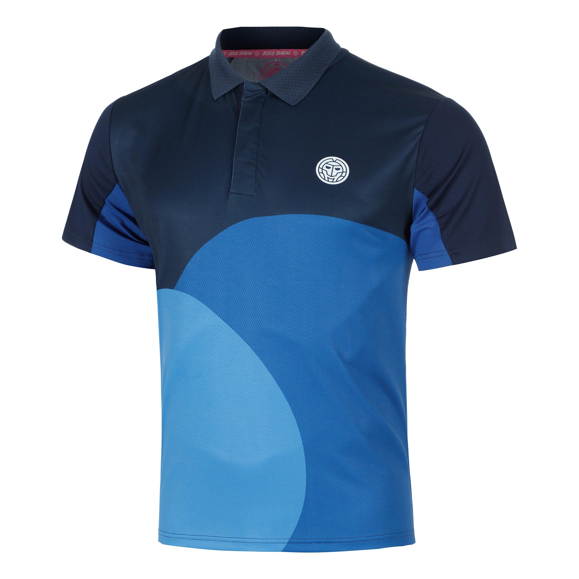 BIDI BADU Bubble Polo Herren-Dunkelblau,Blau