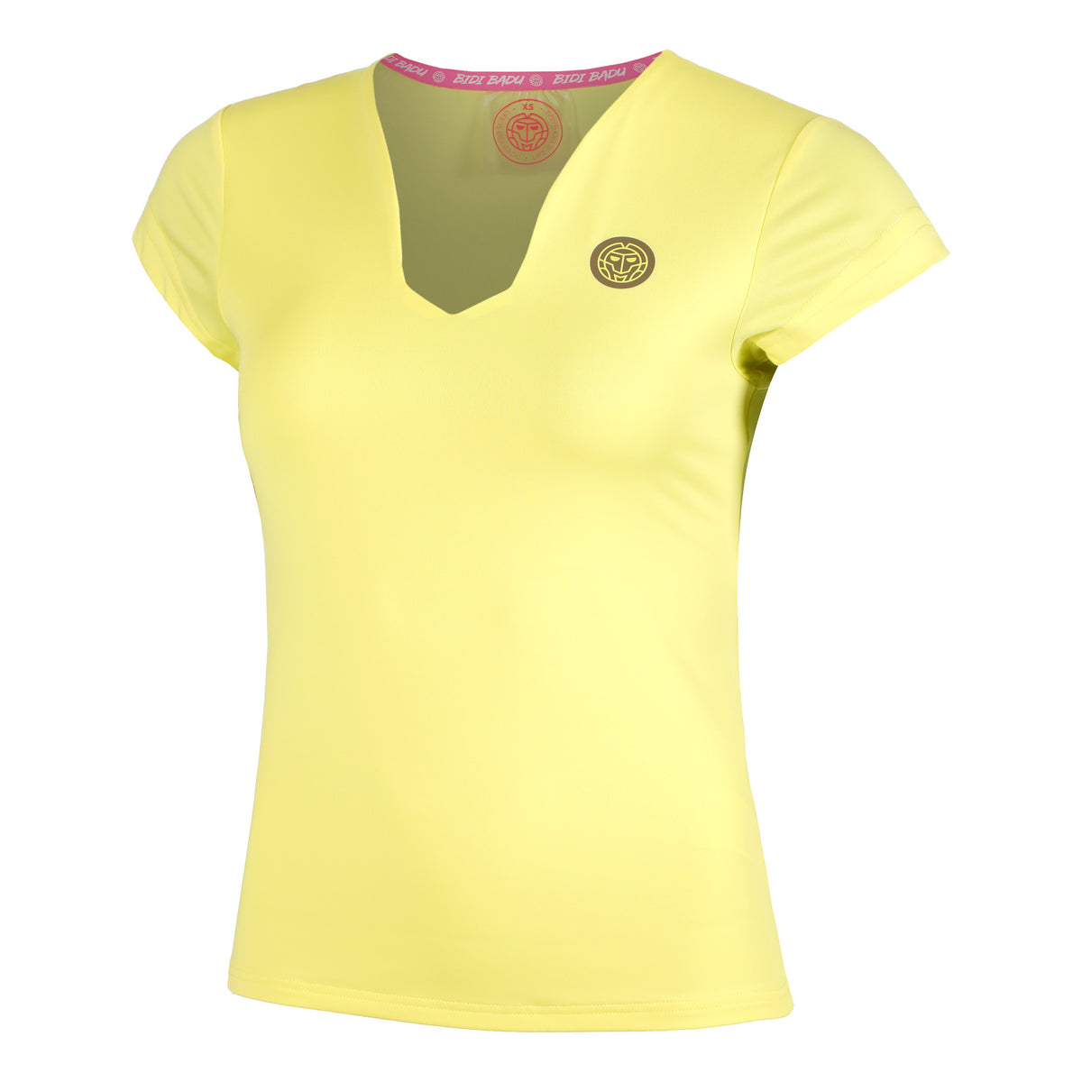 BIDI BADU Spectrum V-Neck T-Shirt Damen-Gelb