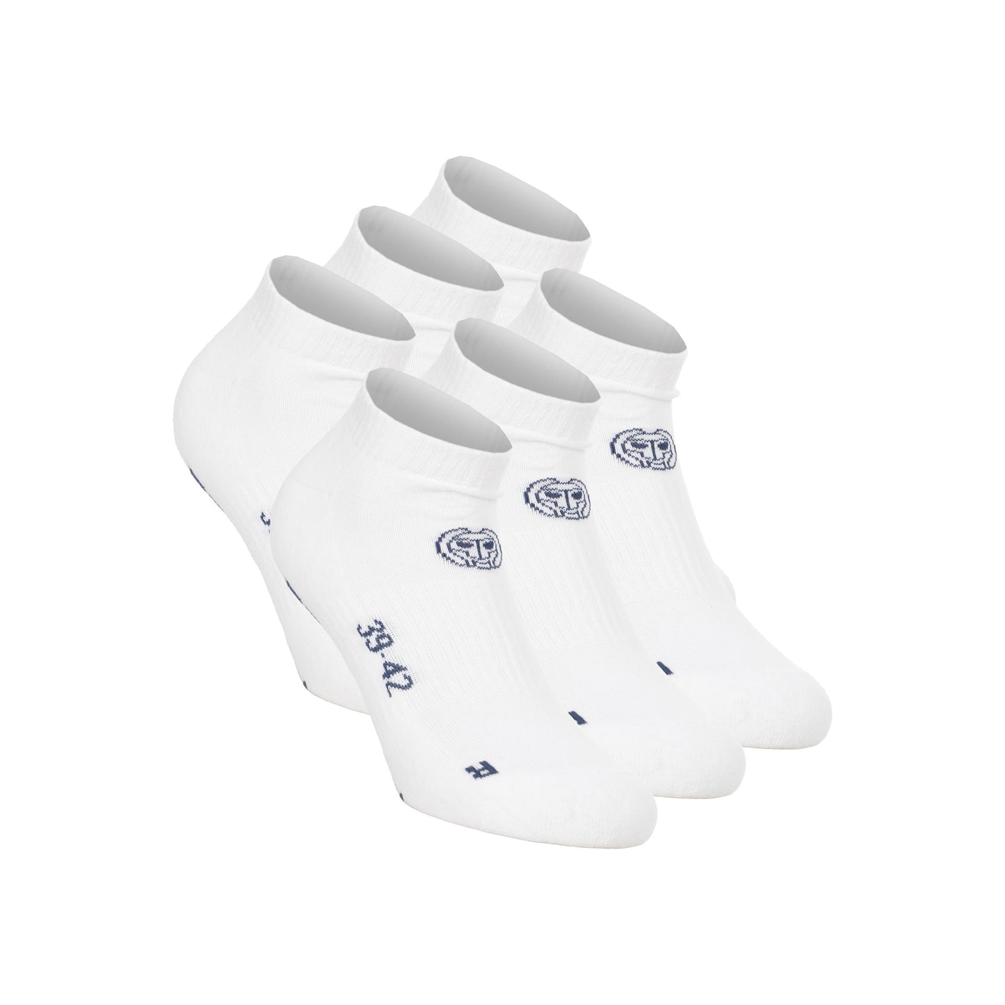 BIDI BADU No Party XXL No Show Move Tennissocken-Weiß