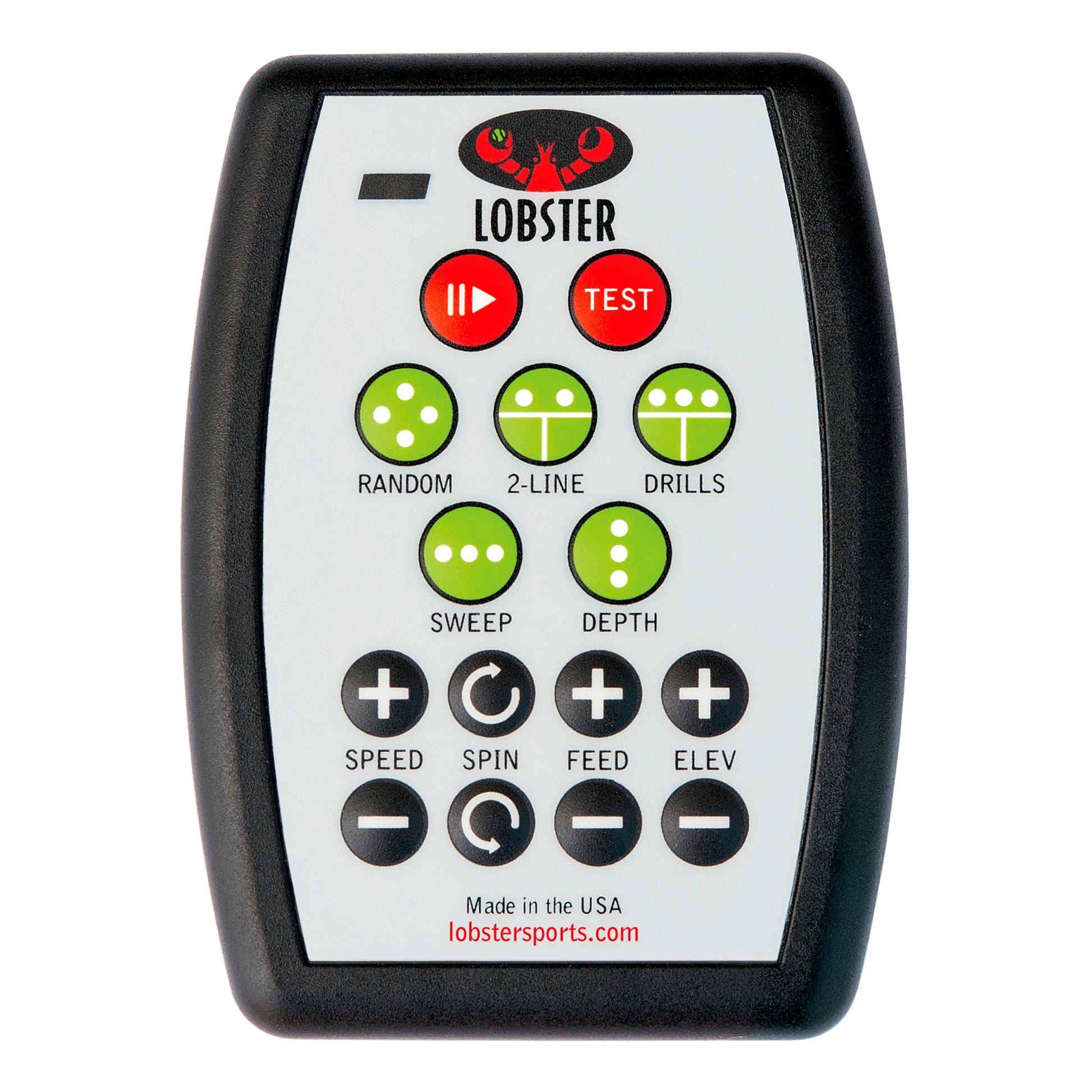 Lobster Fernbedienung Für Ballmaschine 20-Funktionen-Schwarz