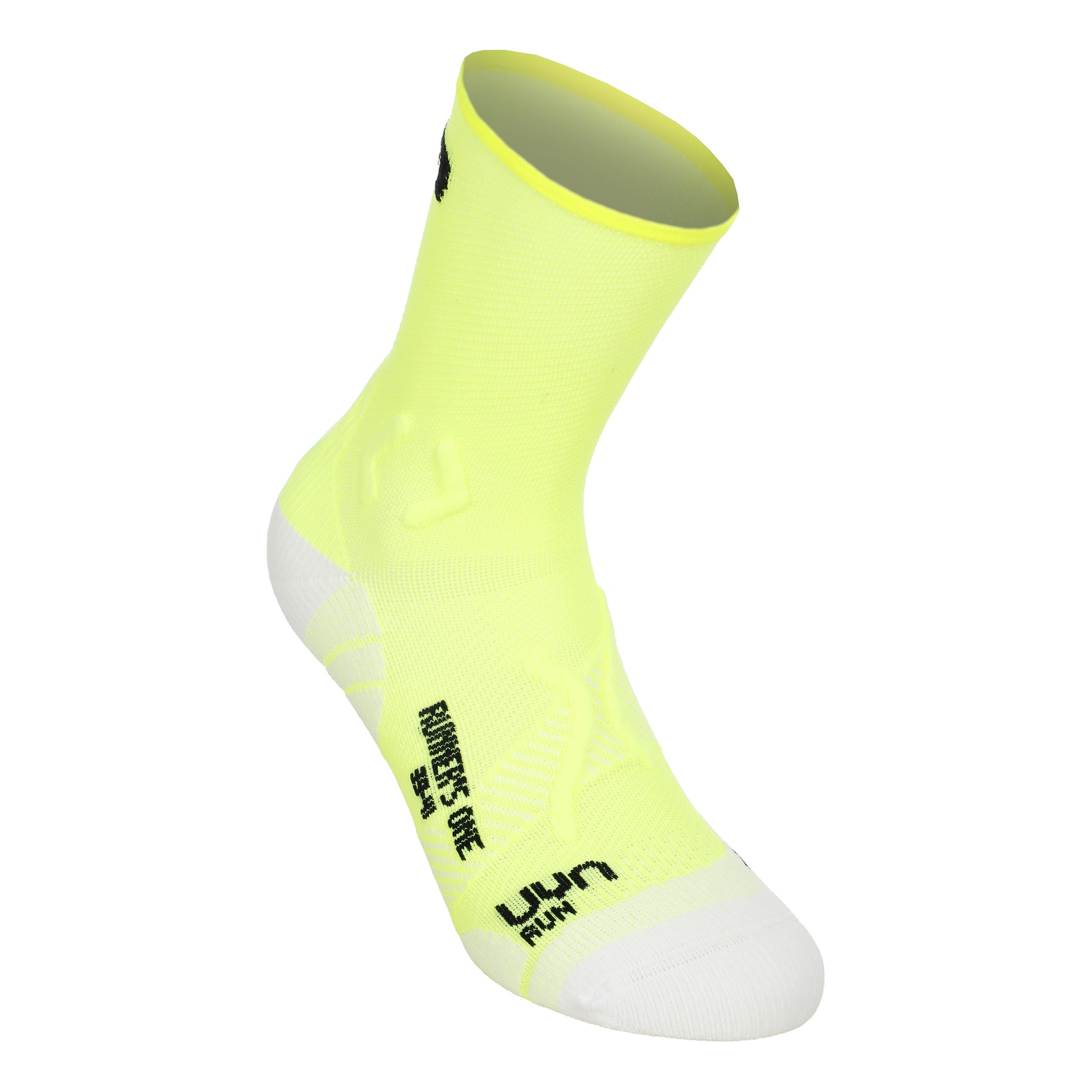 UYN Runner's One Short Laufsocken Herren - gelb, weiß