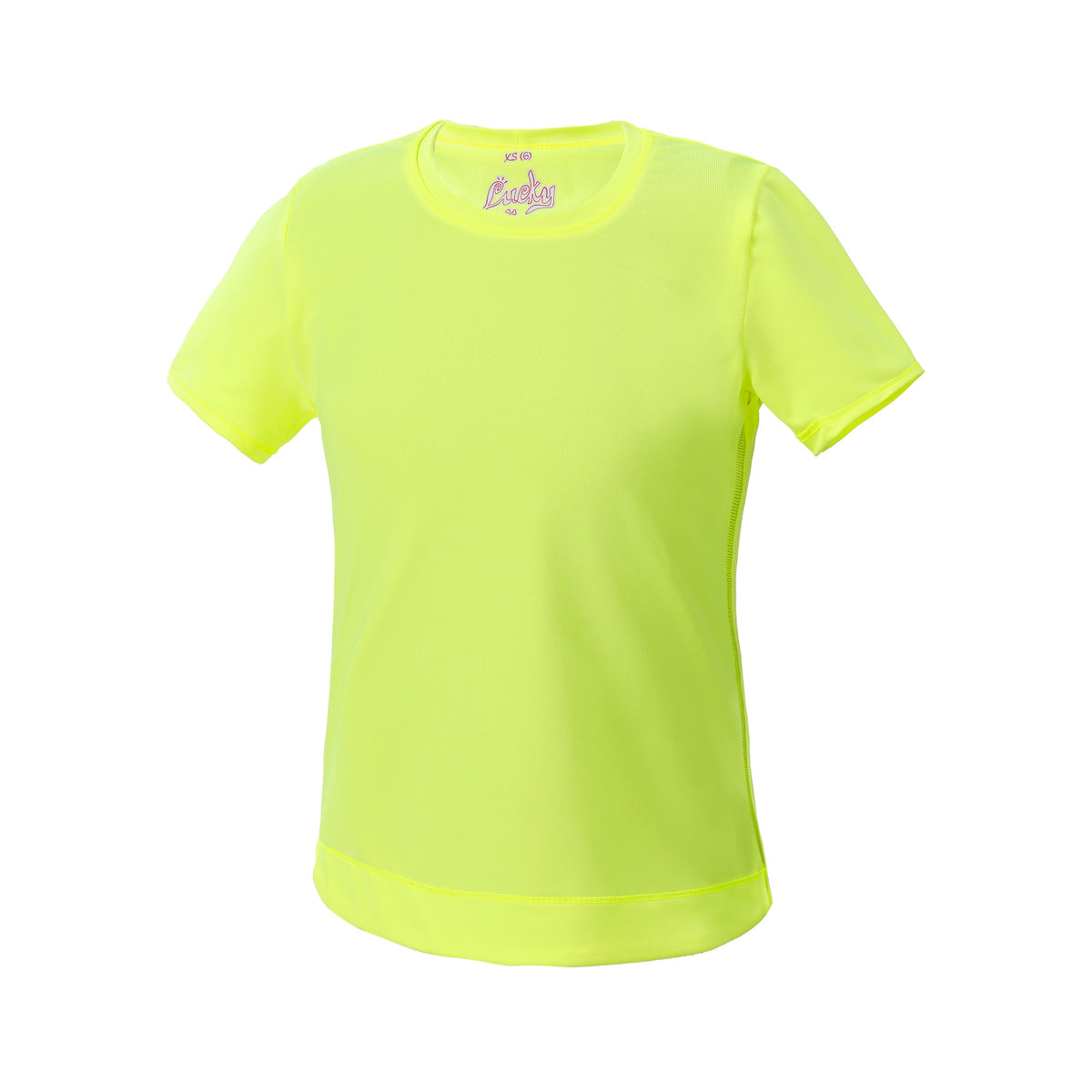 Lucky in Love Dynamik High-Low T-Shirt Mädchen - gelb,