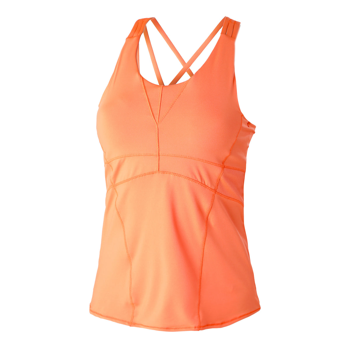 Lucky in Love Shock Cami with Bra Tank-Top Damen - koralle,