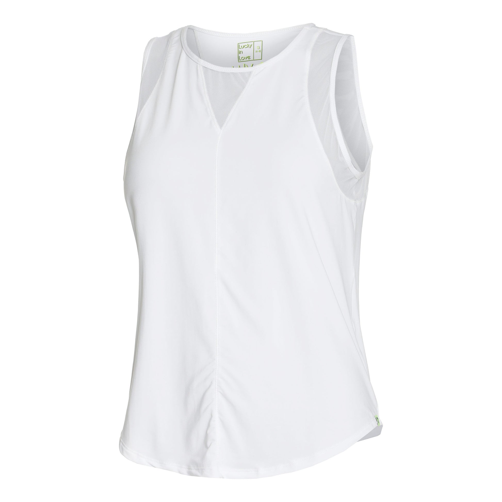 Lucky in Love Chill Out Tank-Top Damen-Weiß