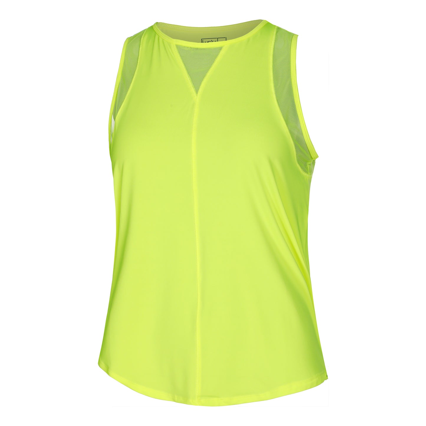 Lucky in Love Chill Out Tank-Top Damen - neongelb