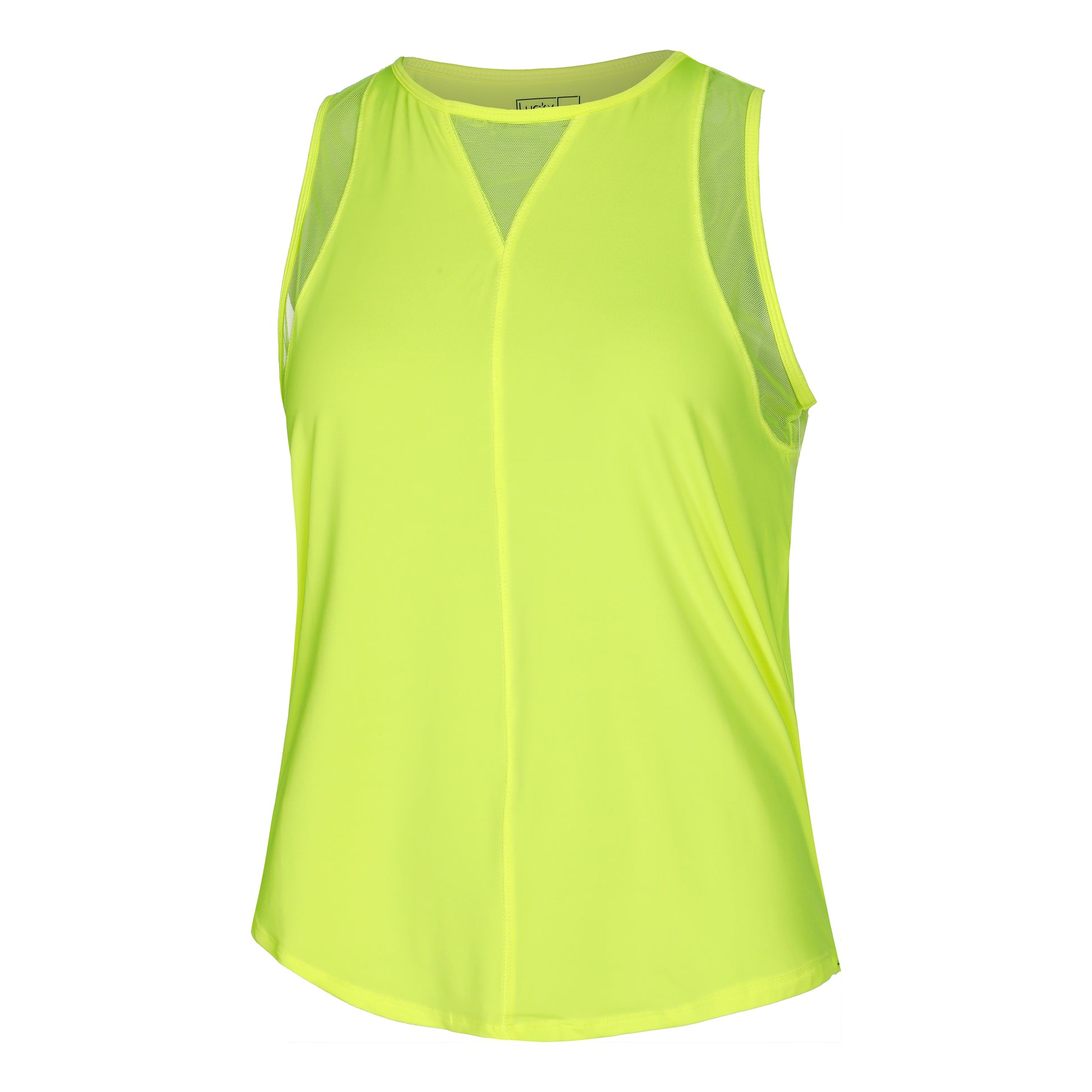 Lucky in Love Chill Out Tank-Top Damen - neongelb