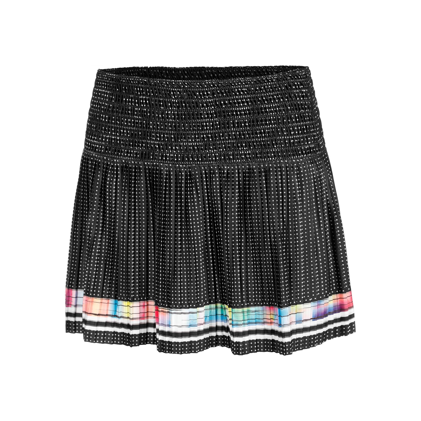 Lucky in Love Shibori Wave 14in Rock Damen - schwarz, mehrfarbig