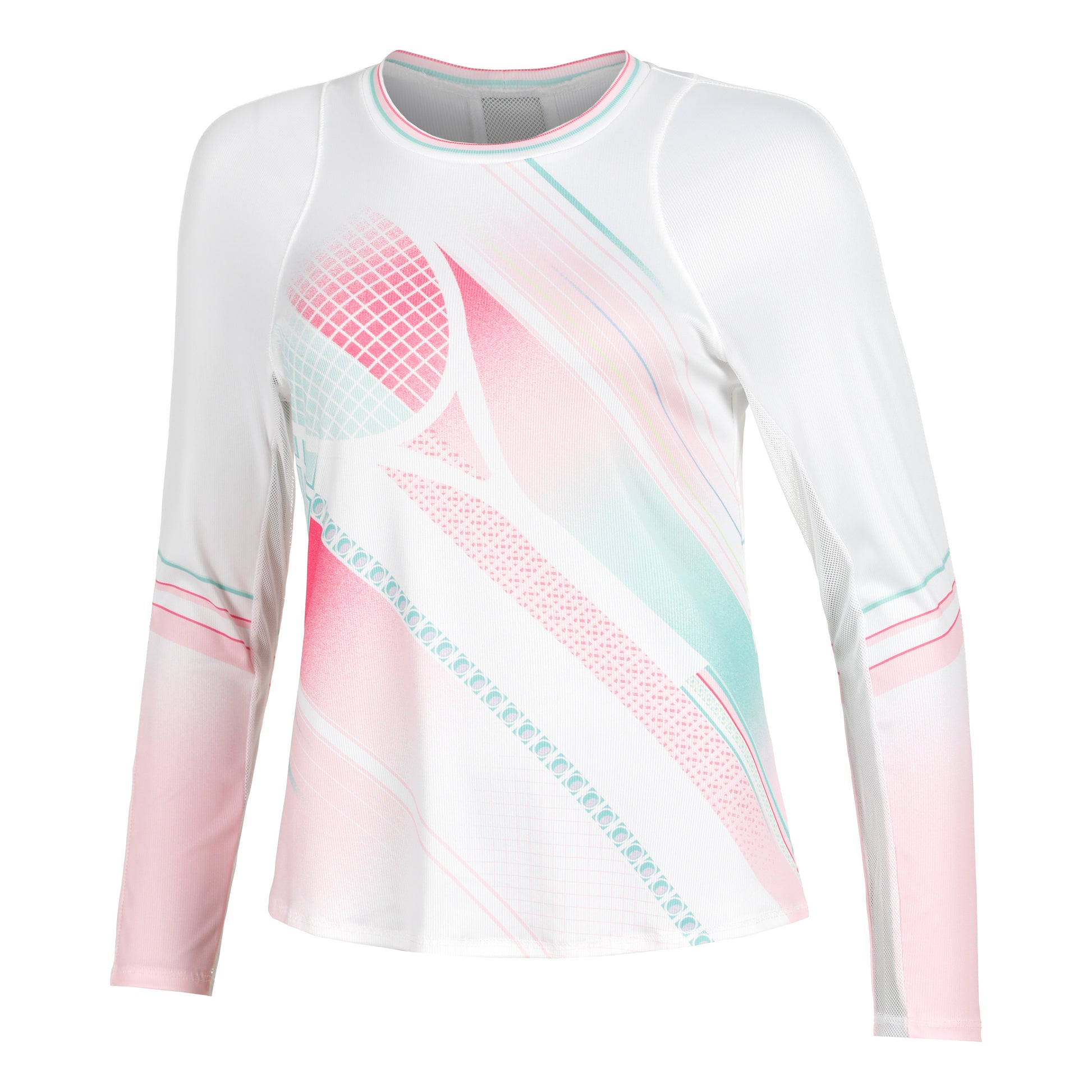 Lucky in Love Sun Beat Longsleeve Damen - weiß, mehrfarbig