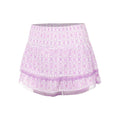 High Waist Petal Haze Rock Damen-Weiß,Rosa