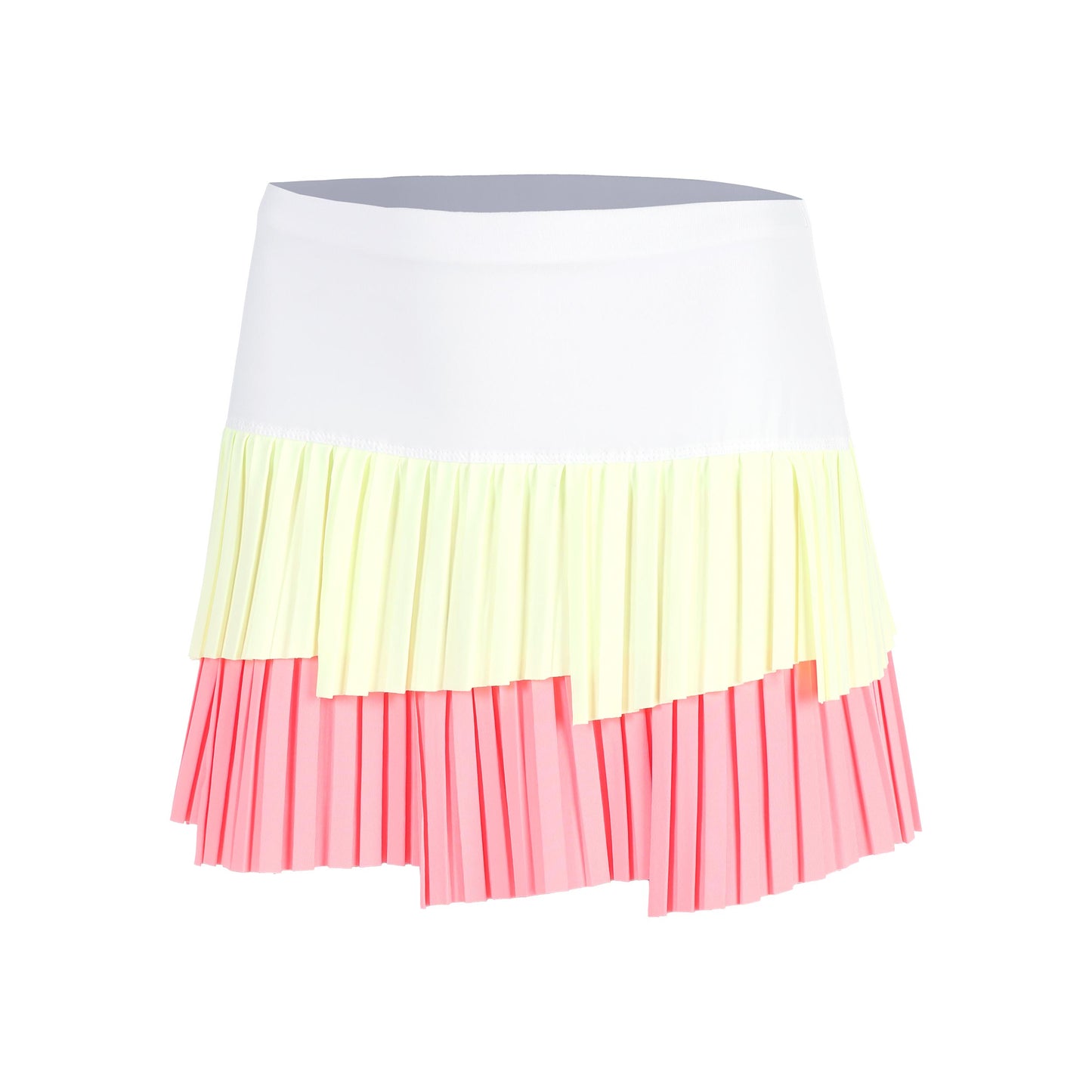 Lucky in Love Fly Pleated 13in Rock Damen-Rosa,Grün