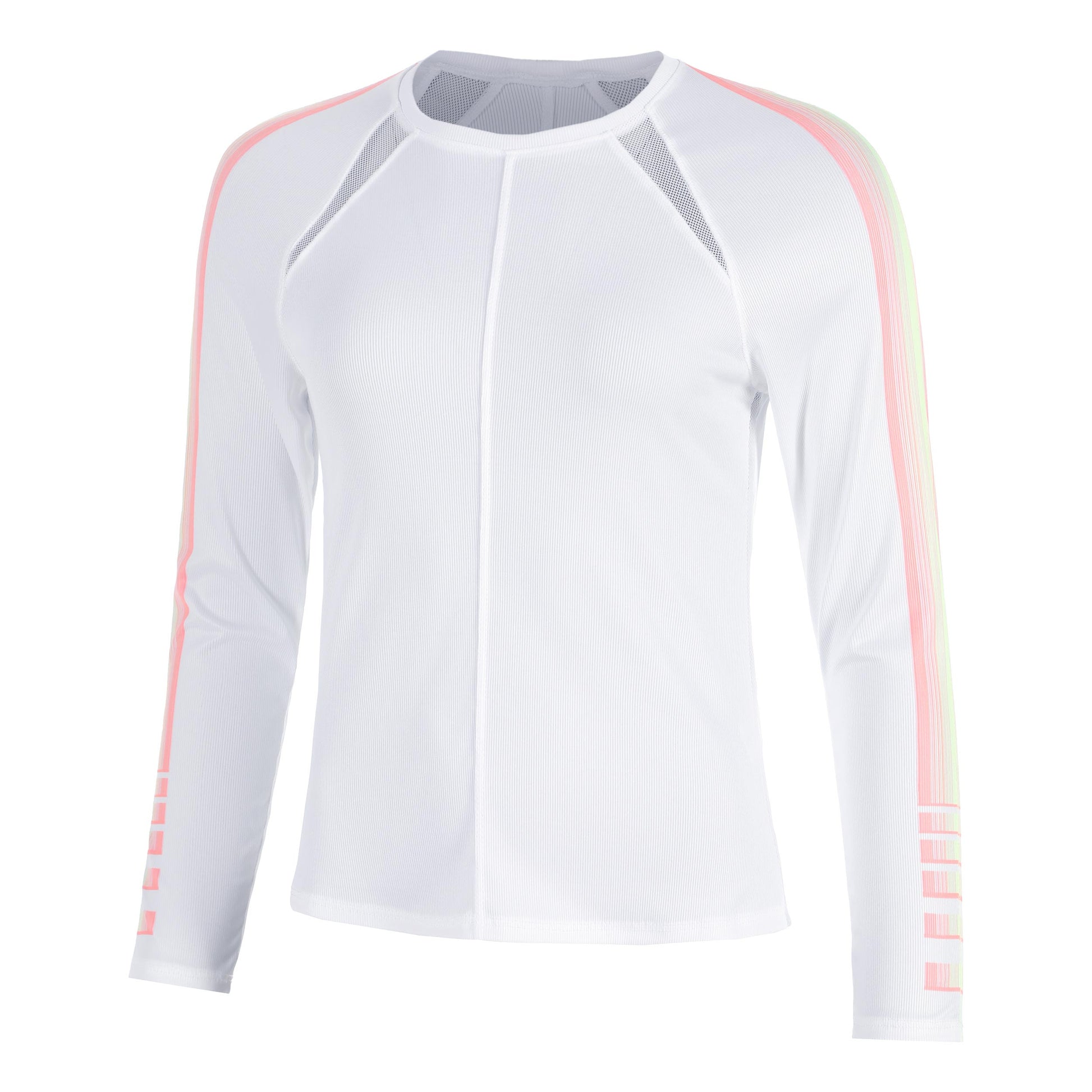 Lucky in Love Sunset Spin Longsleeve Damen-Weiß,Orange