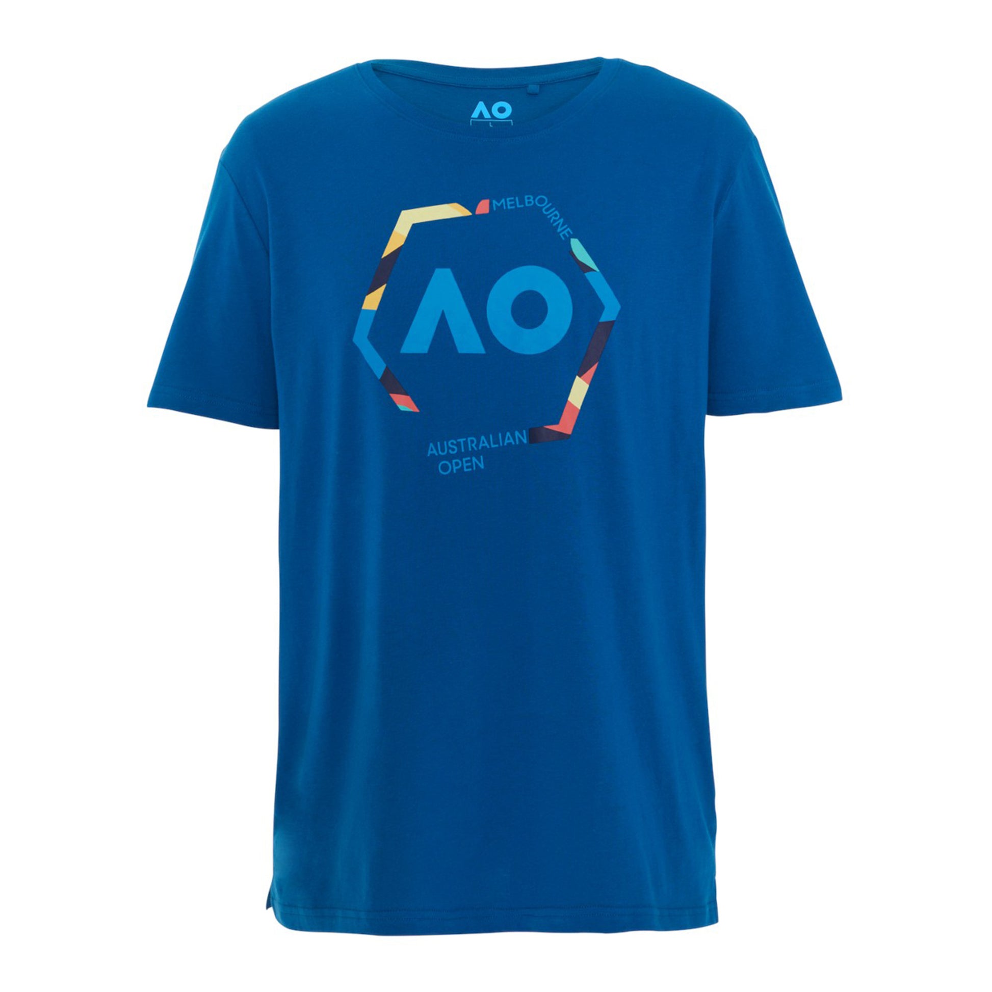 Australian Open Round Logo T-Shirt Herren - blau, mehrfarbig