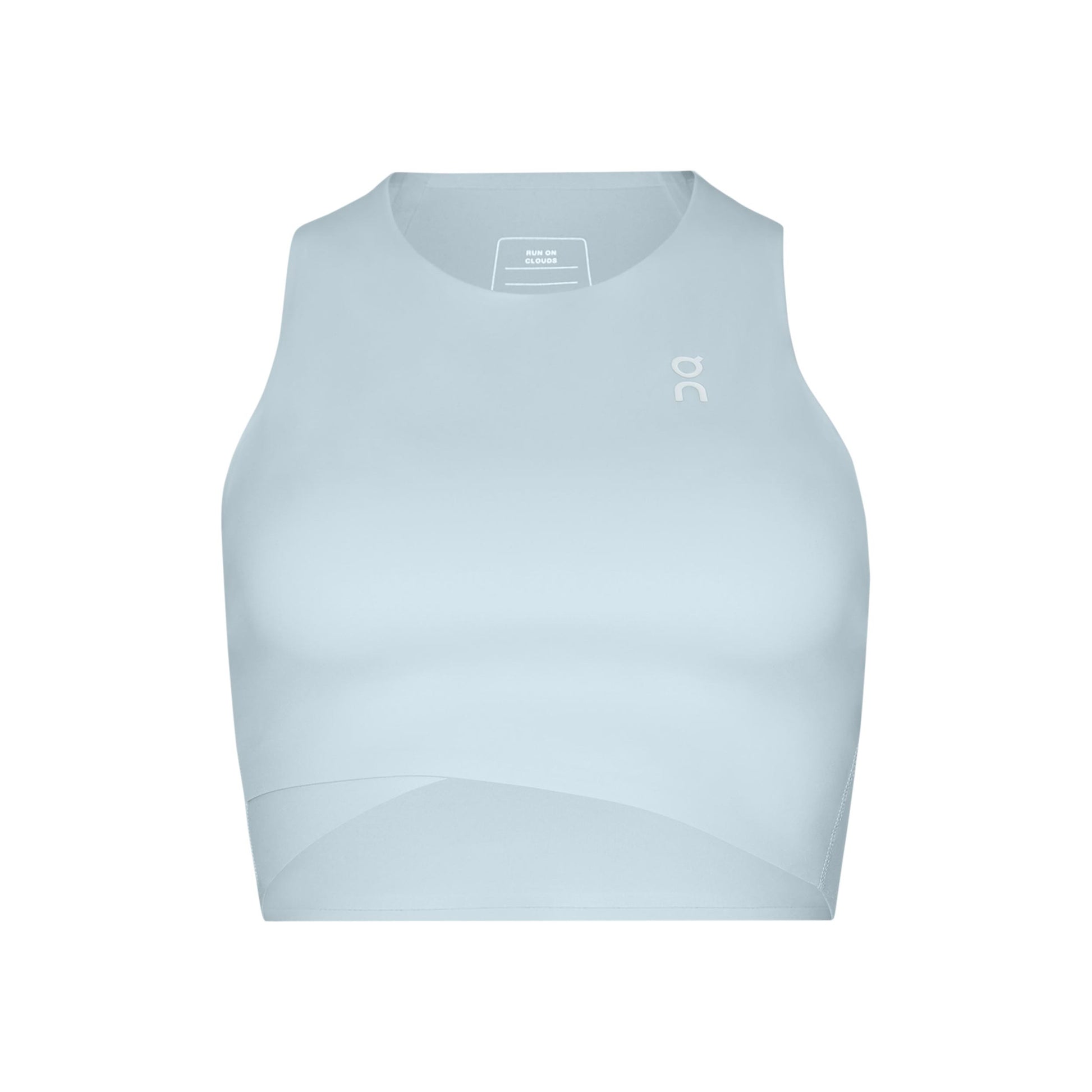 On Court Crop Tank-Top Damen-Blaugrau