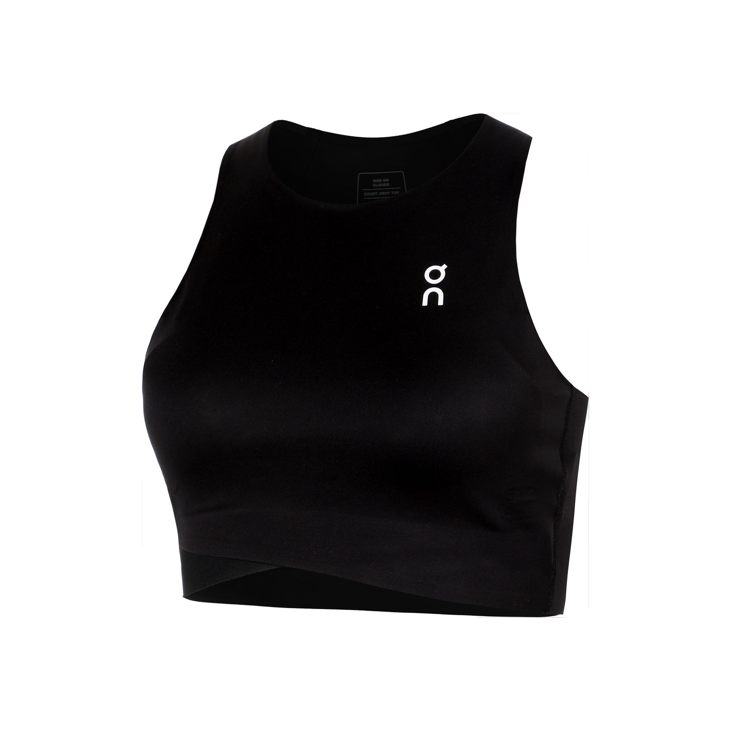 On Court Crop Tank-Top Damen-Schwarz
