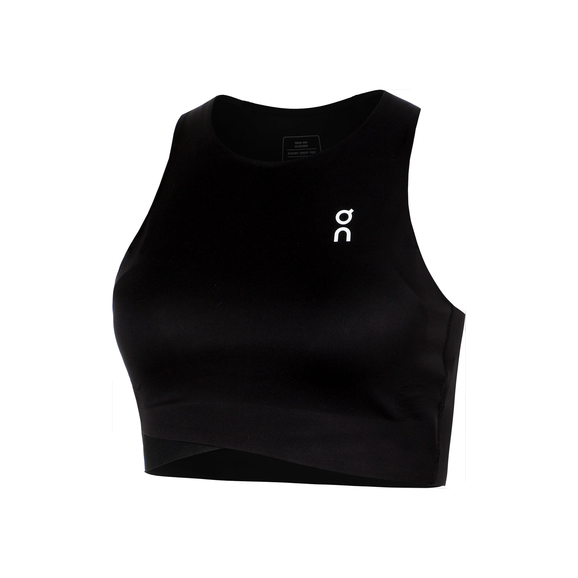 On Court Crop Tank-Top Damen-Schwarz