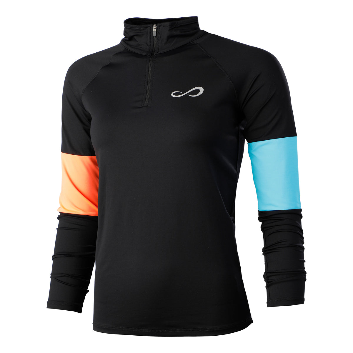 Endless Kirsch Zip Longsleeve Damen - schwarz,