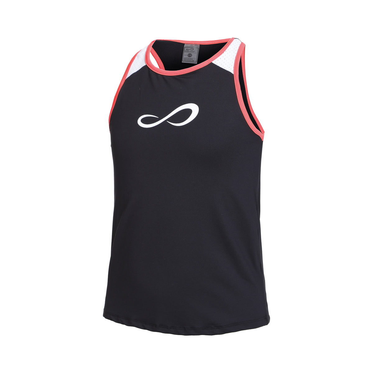Endless Minimal Tank-Top Mädchen - schwarz, rot