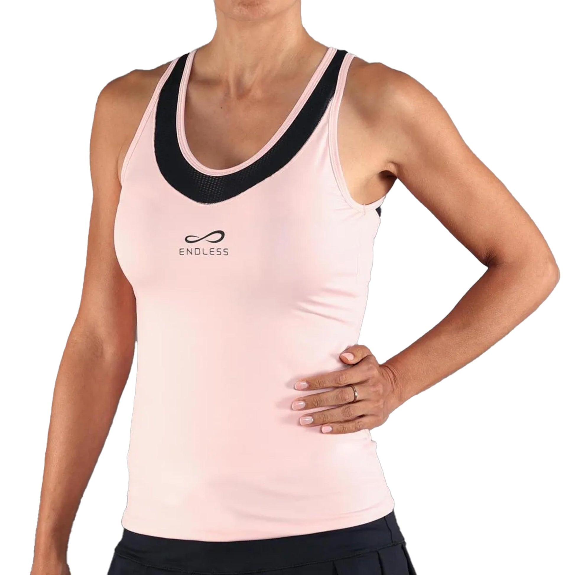 Endless Ottey Tank-Top - rosa, schwarz