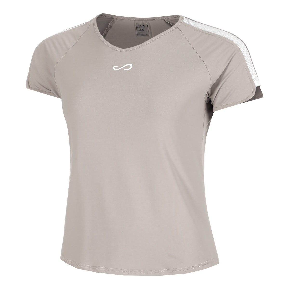 Endless Mesh T-Shirt Damen-Creme