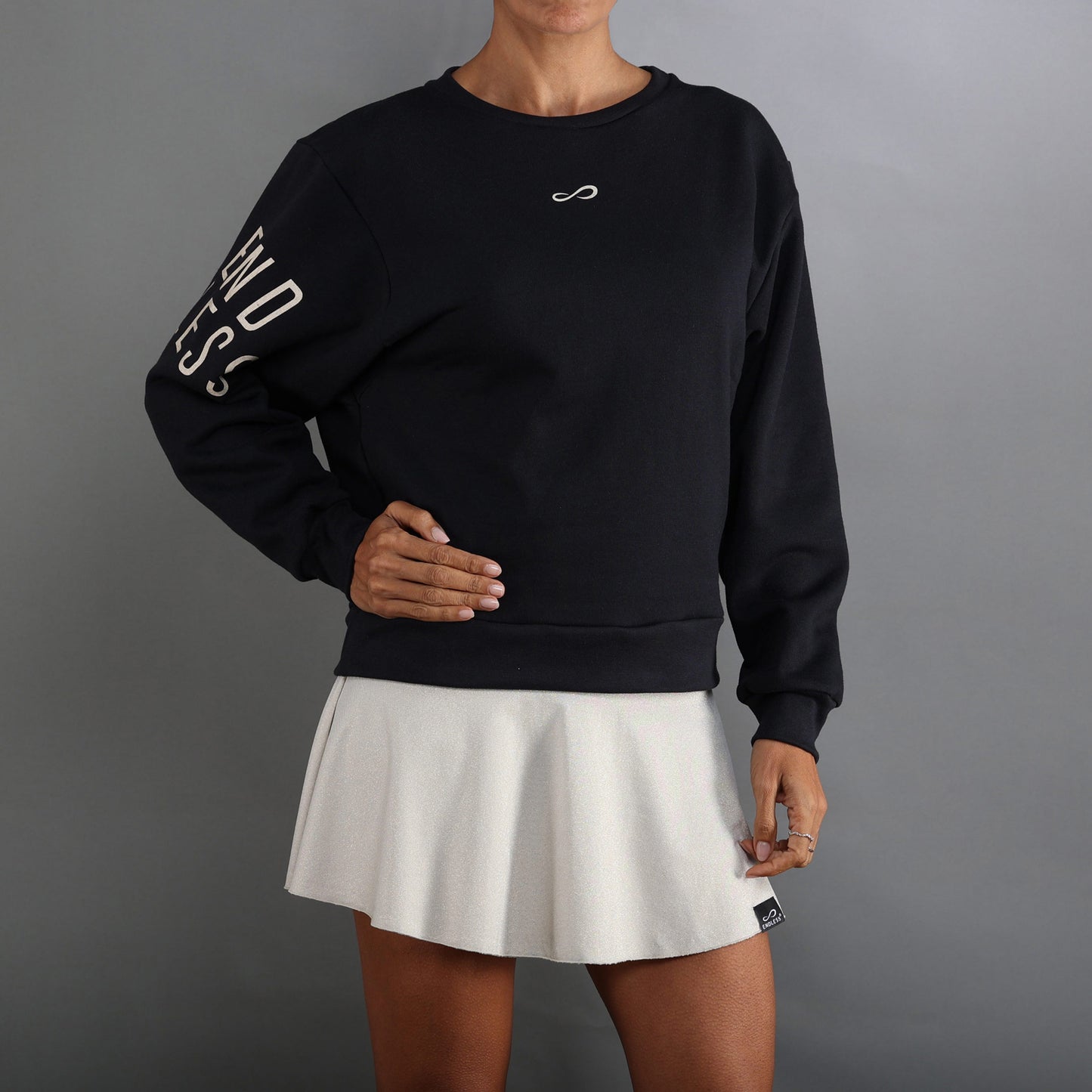 Endless Swell Sweatshirt Damen-Schwarz,Gold