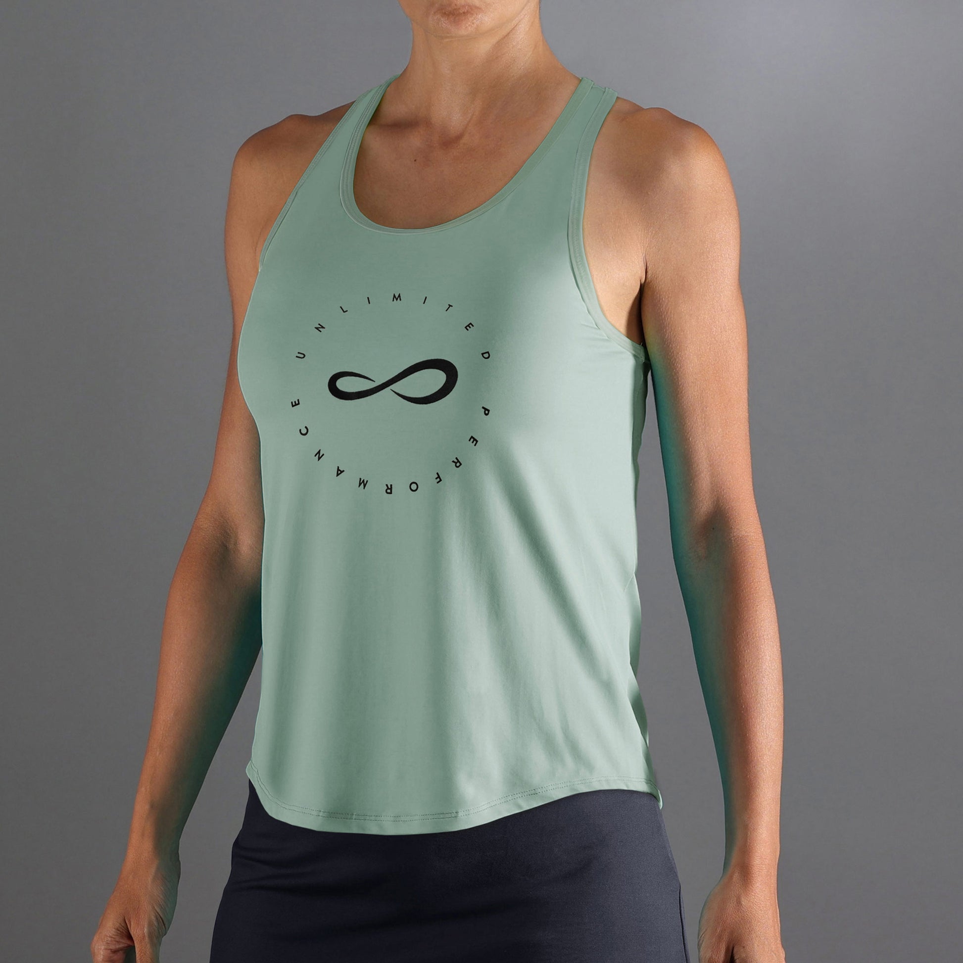 Endless Cercle Tank-Top Damen-Grün,Dunkelblau