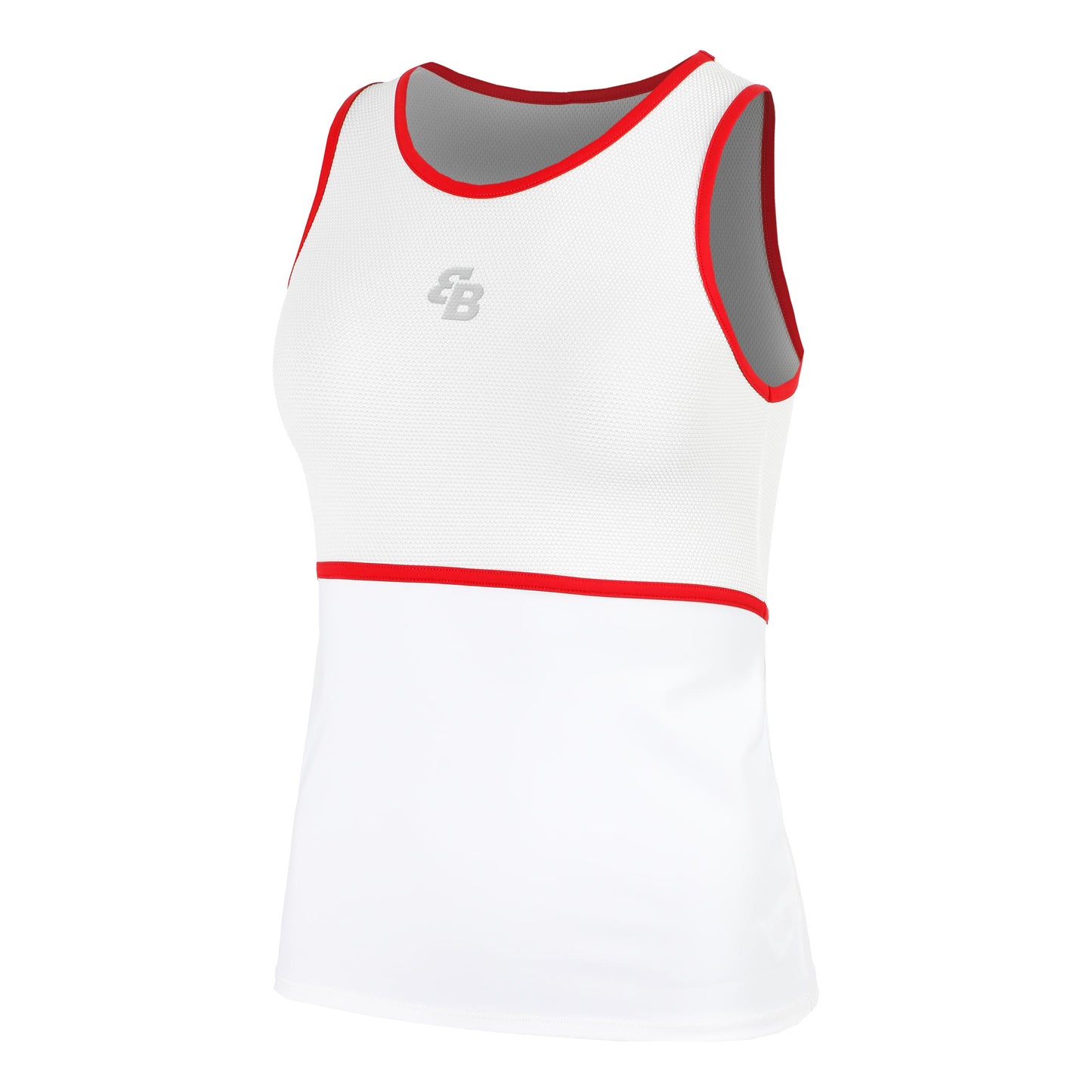 BB by Belen Berbel Capri Tank-Top Damen-Weiß,Rot