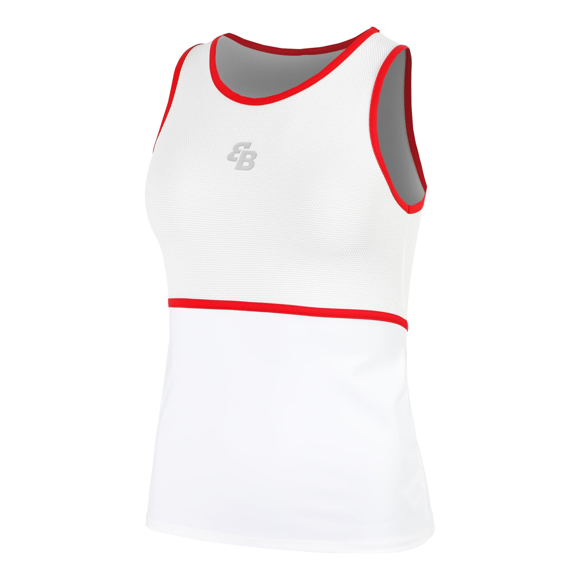 BB by Belen Berbel Capri Tank-Top Damen-Weiß,Rot