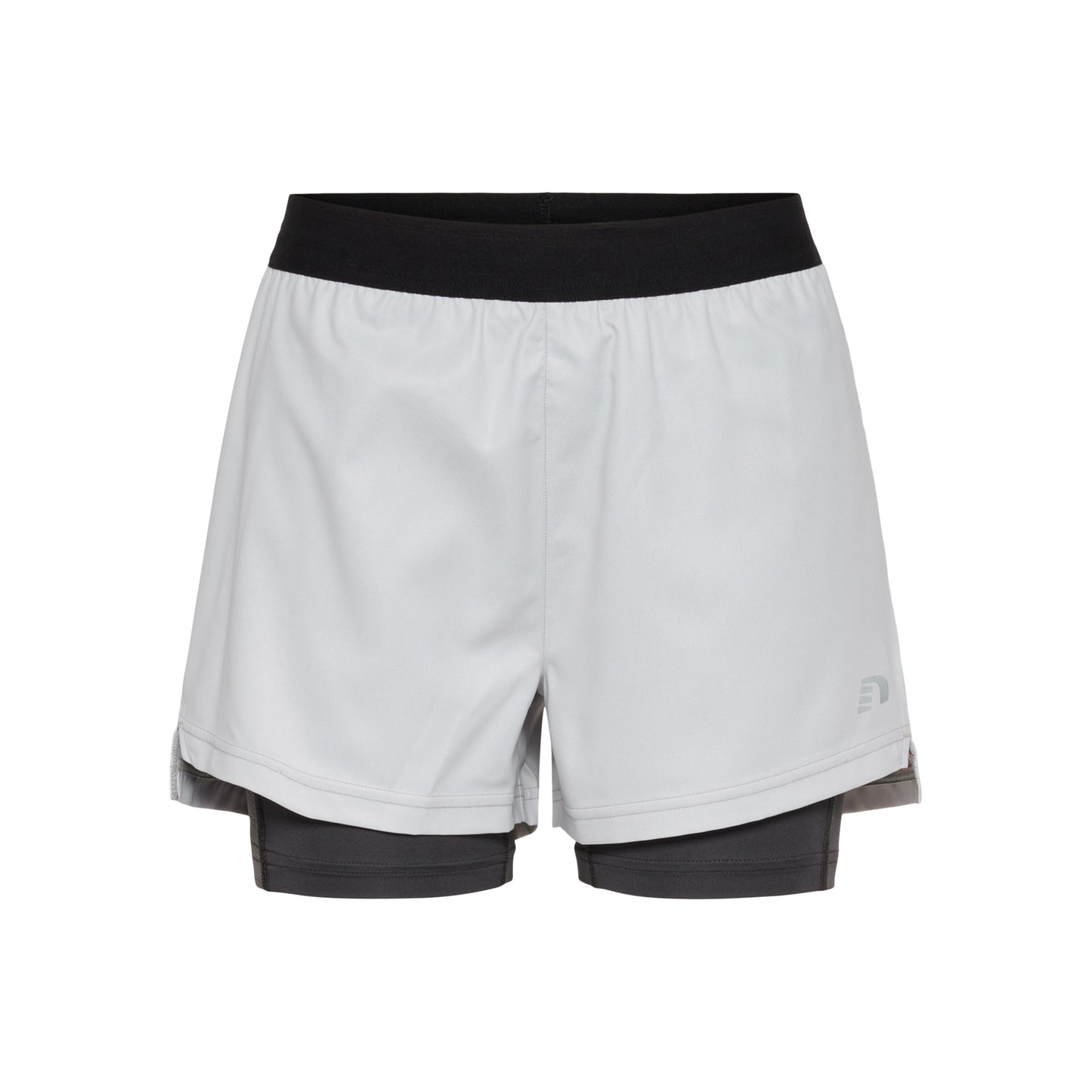 Newline 2in1 Shorts Damen - weiß, schwarz