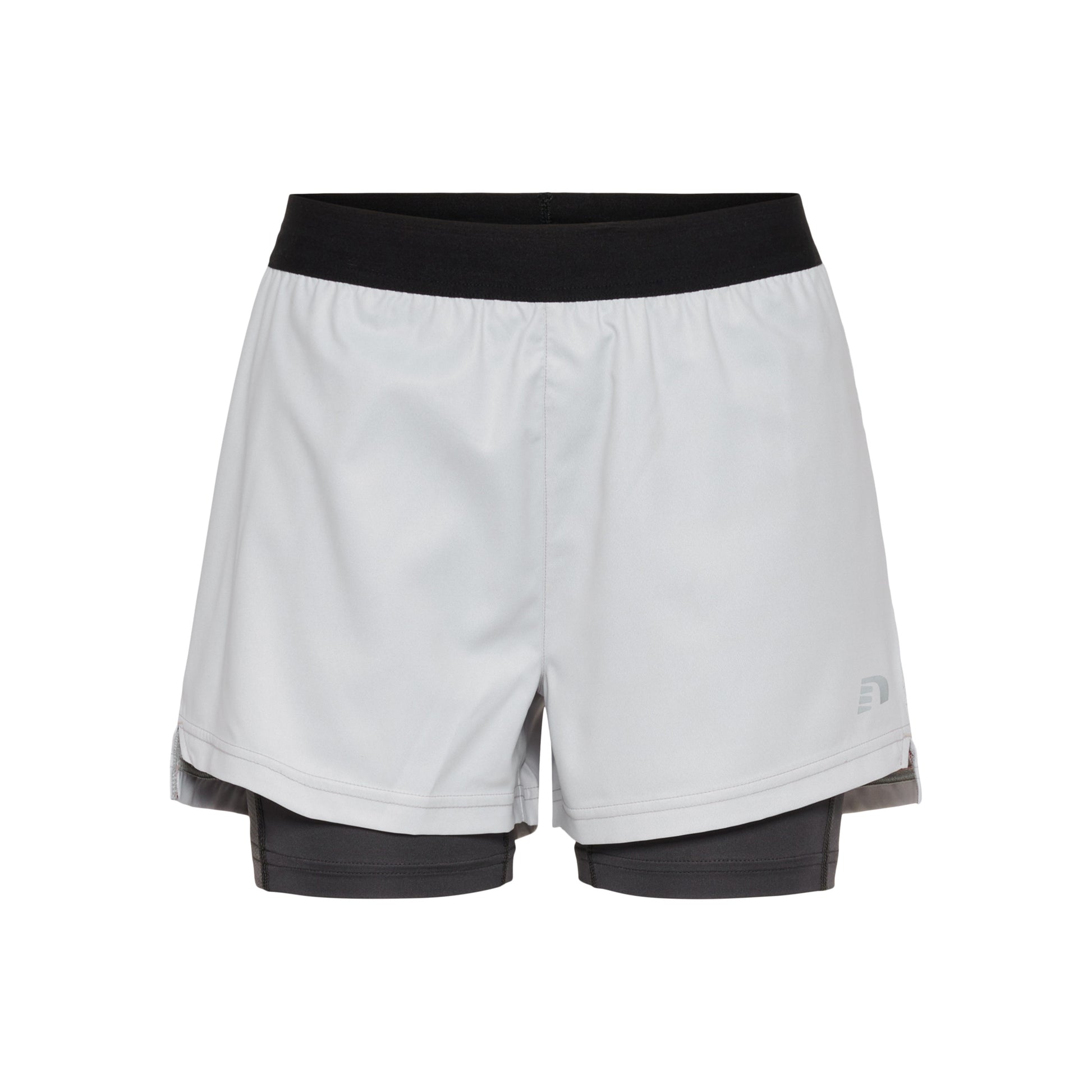 Newline 2in1 Shorts Damen - weiß, schwarz