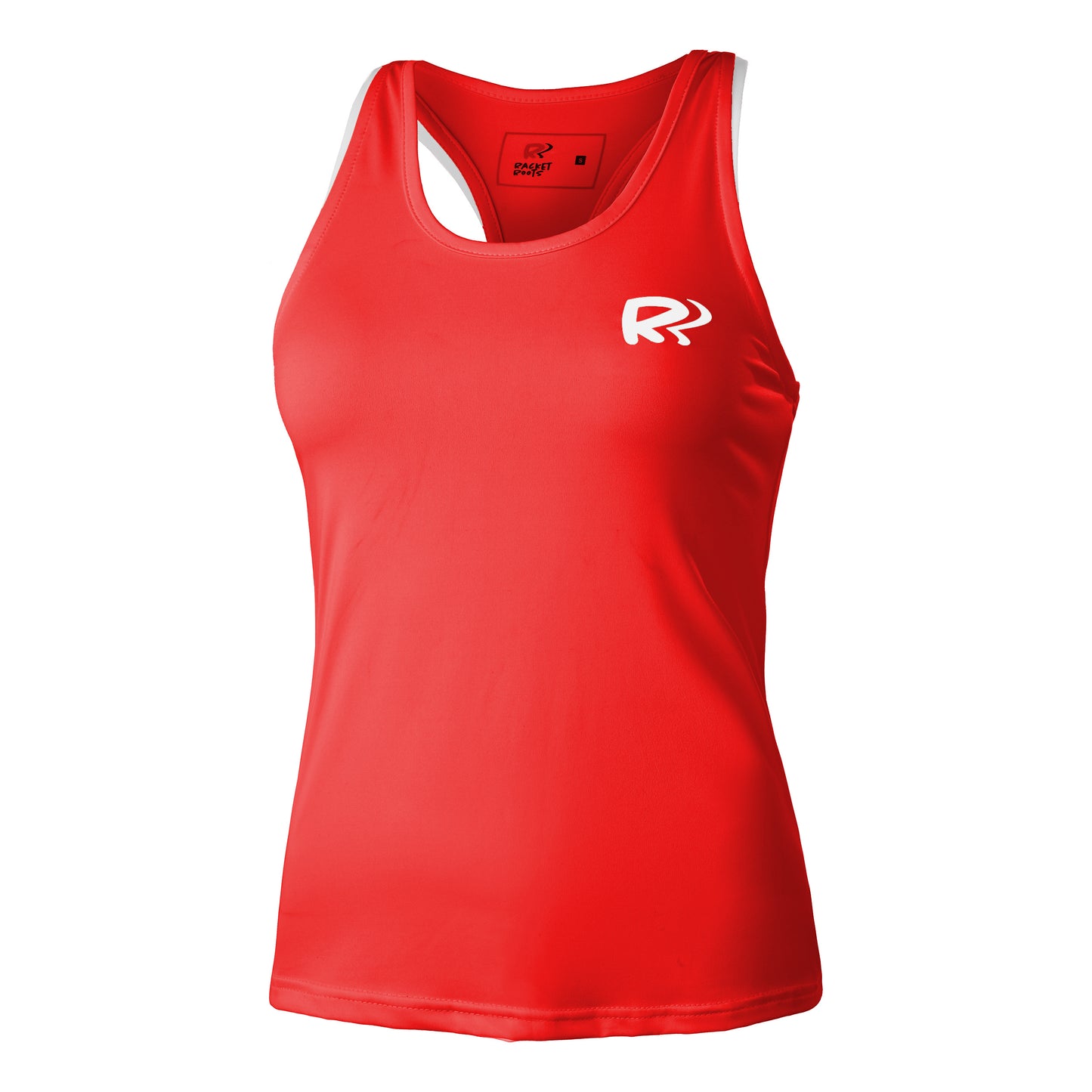 Racket Roots Teamline Tank-Top Damen-Rot