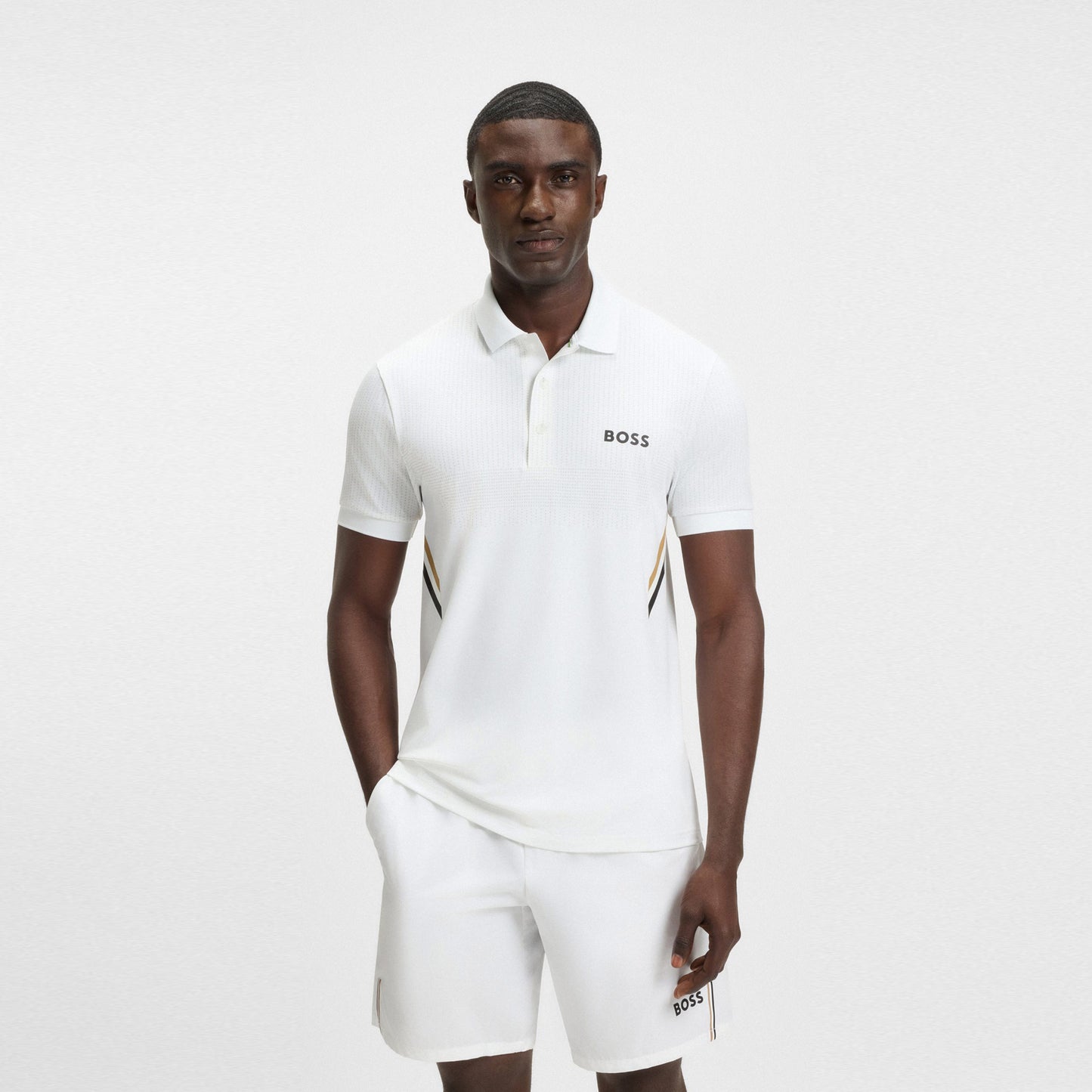 BOSS Paule TOC Polo Herren-Weiß