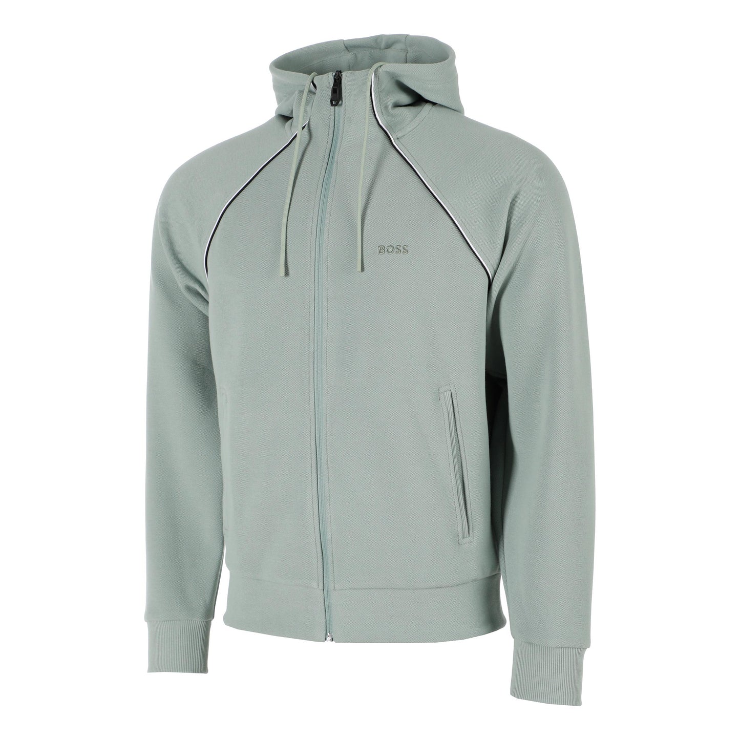 BOSS Saggy Sweatjacke Herren - salbei