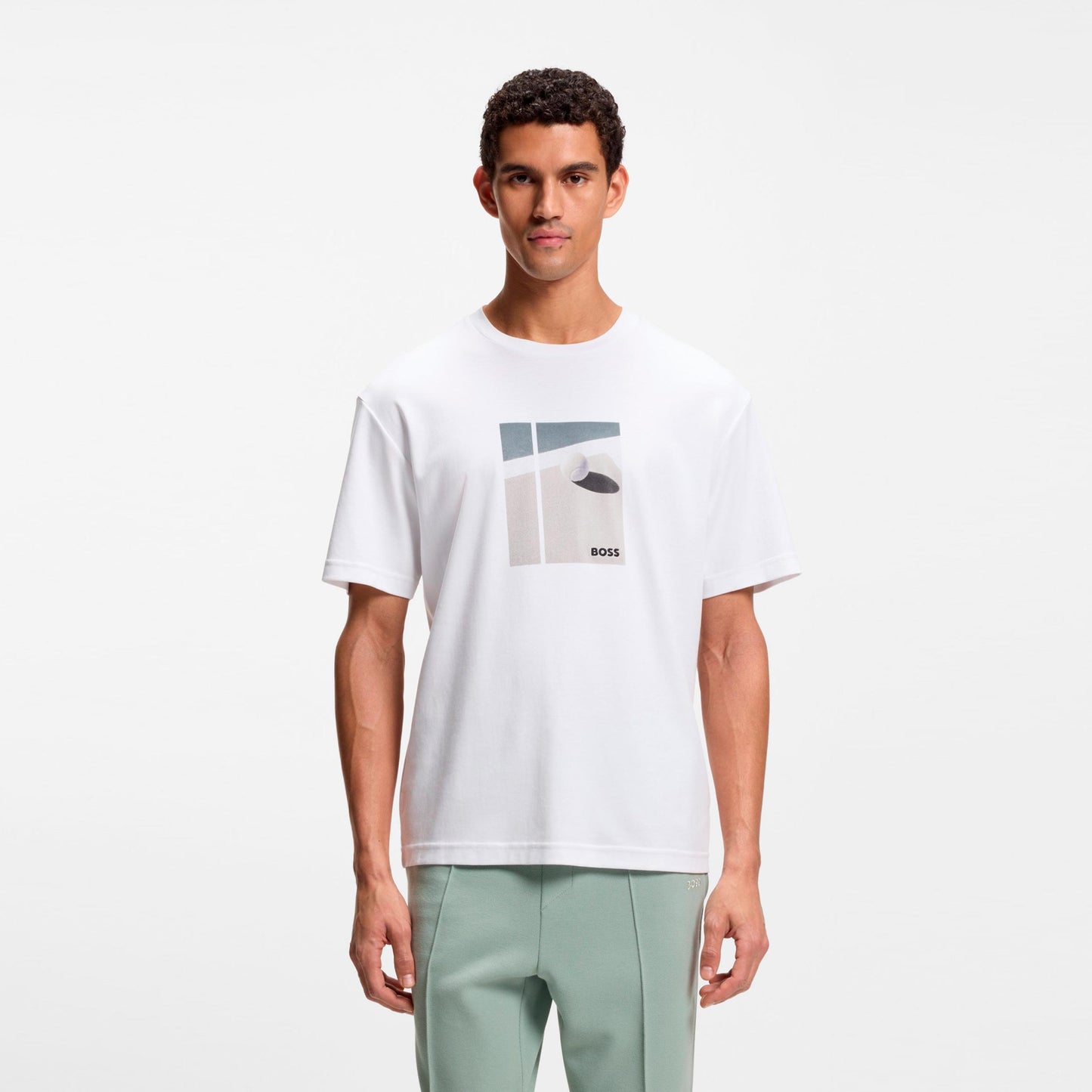 BOSS Join Relaxed T-Shirt Herren-weiß