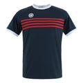 Kadiri Striped T-Shirt Herren - dunkelblau, rot