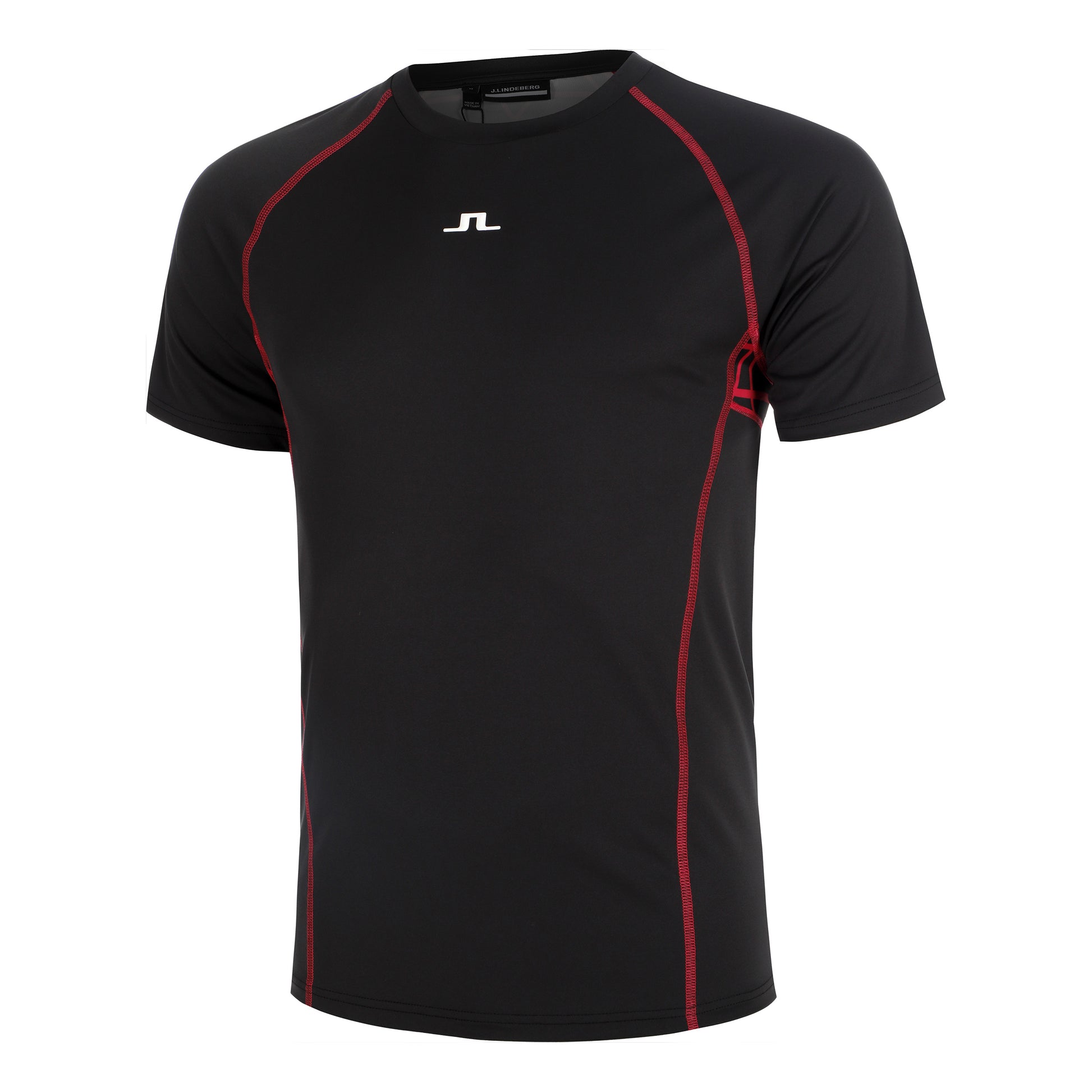 JLindeberg Alfonso Printed T-Shirt Herren-Schwarz