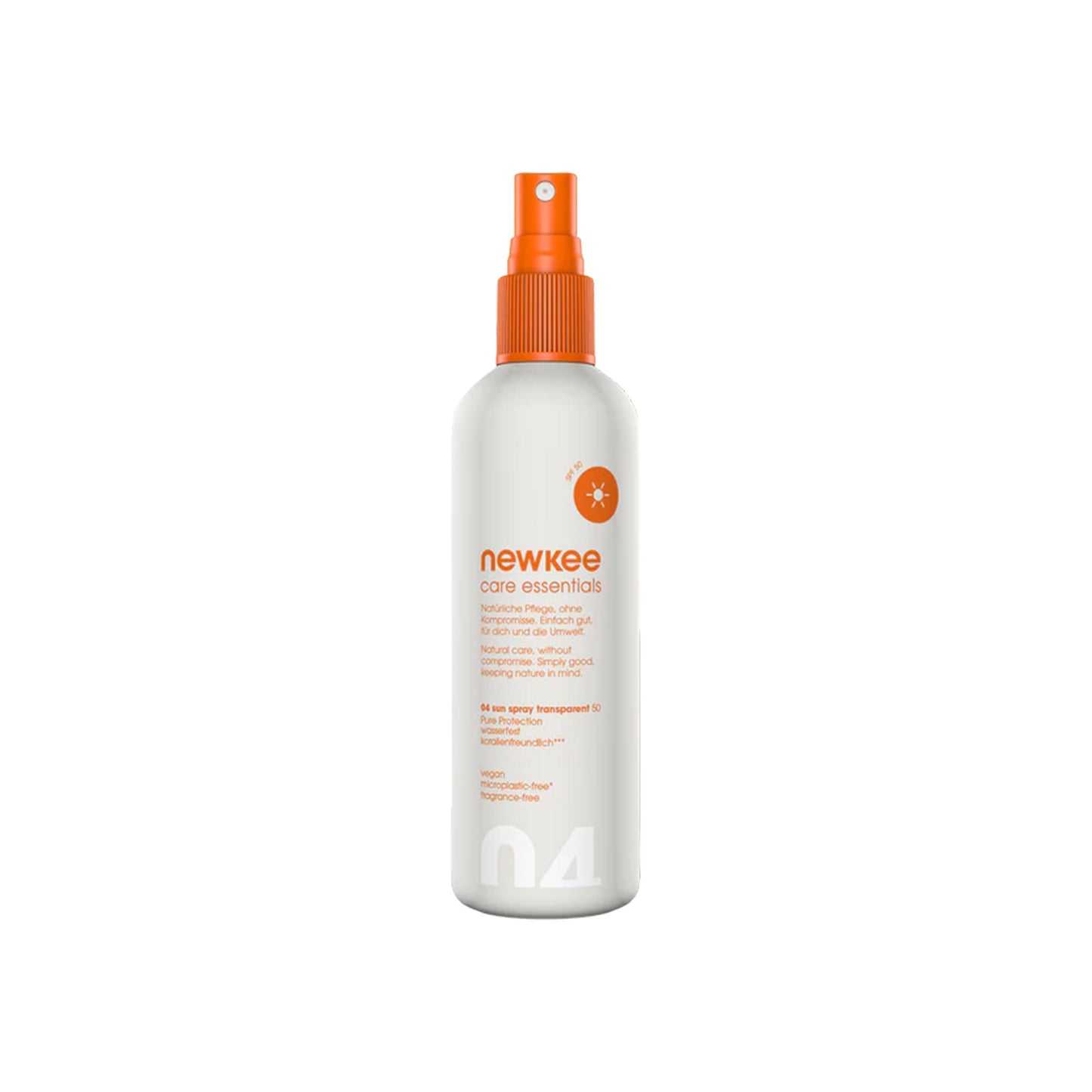 Newkee Sun Spray transparent 50 Kosmetik - weiß, orange