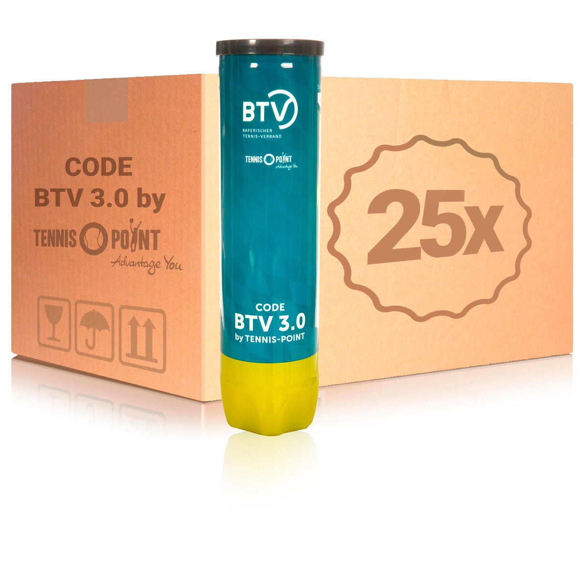 BTV 25x 4er Dose Code BTV 3.0 by Tennis Point